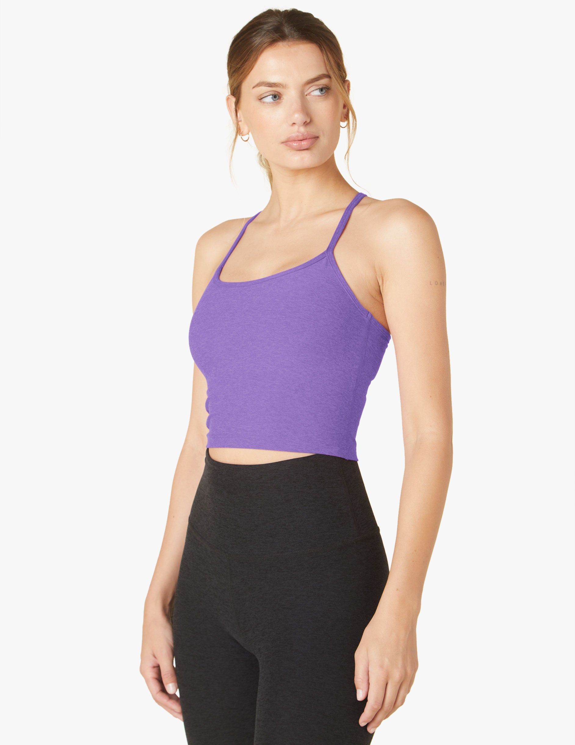 Spacedye Slim Racerback Cropped Tank sold by Beyond Yoga product image thumbnail 3