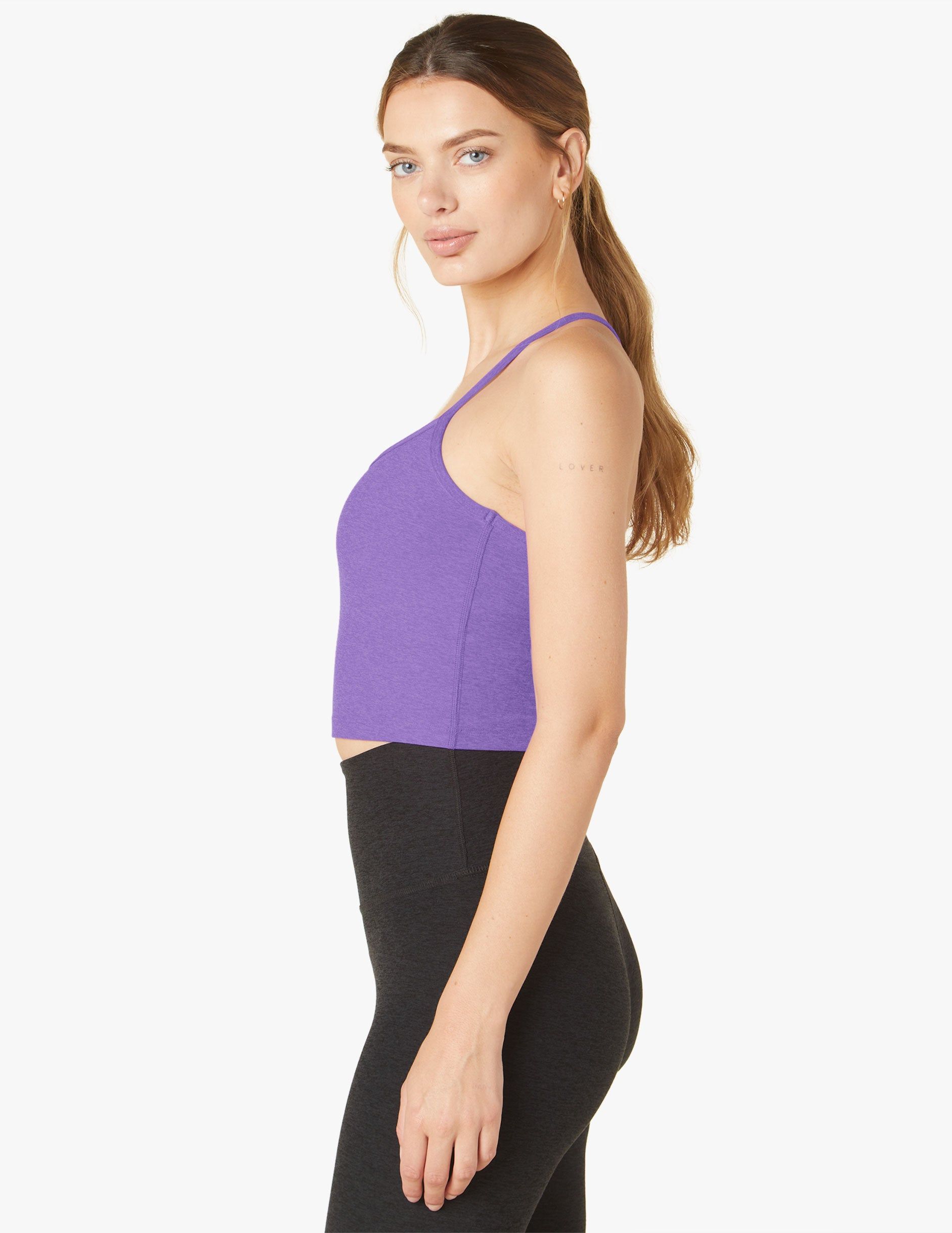Spacedye Slim Racerback Cropped Tank sold by Beyond Yoga product image thumbnail 4