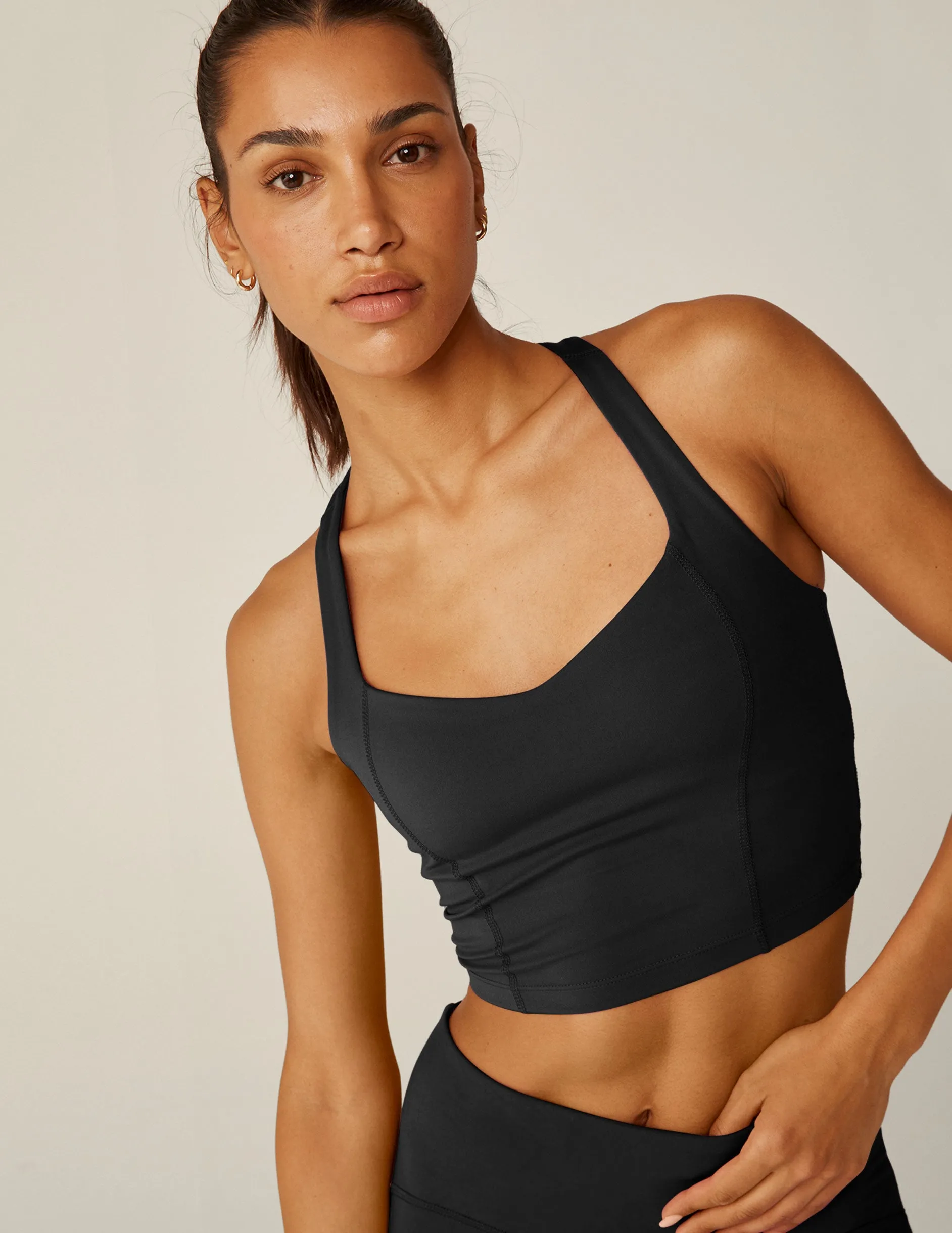 POWERBEYOND™ Intensity Racerback Cropped Tank sold by Beyond Yoga
