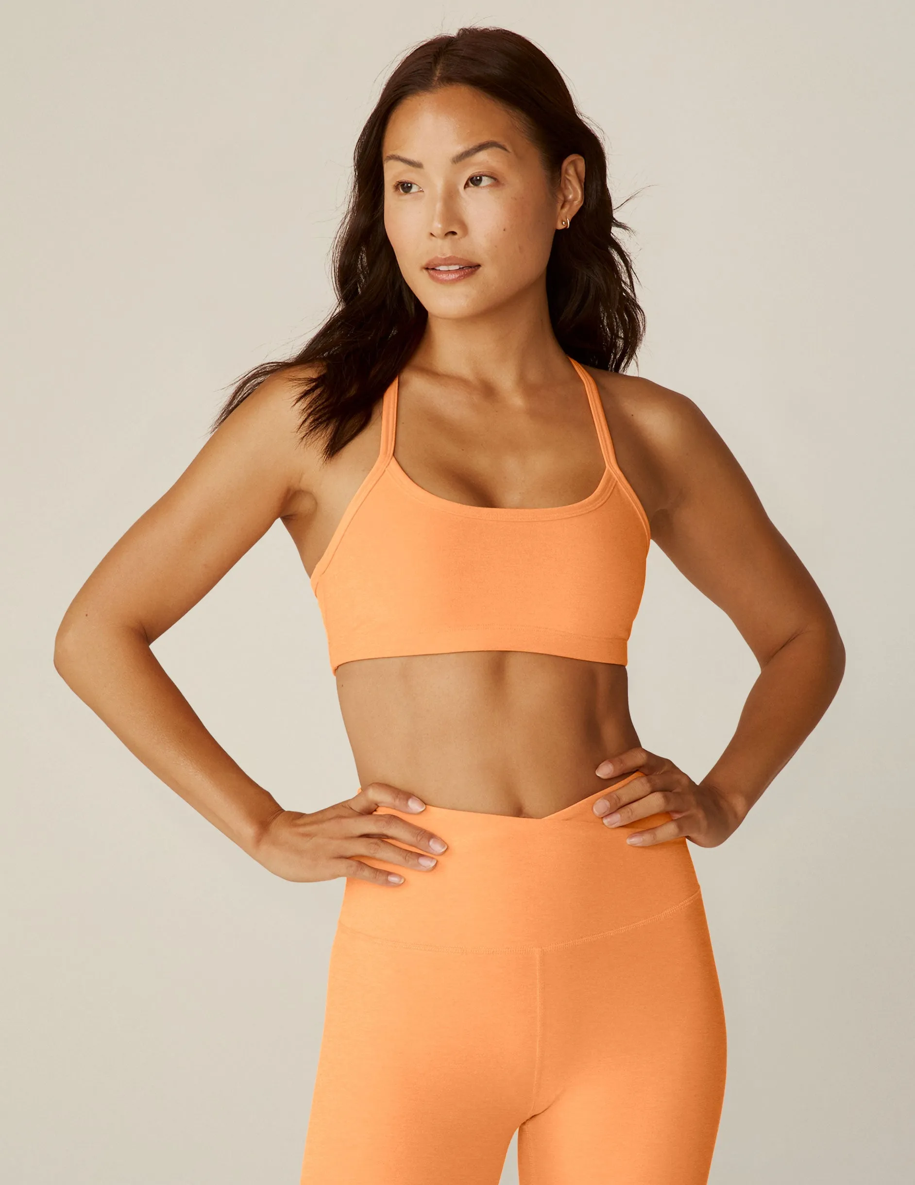 Spacedye Slim Racerback Bra sold by Beyond Yoga