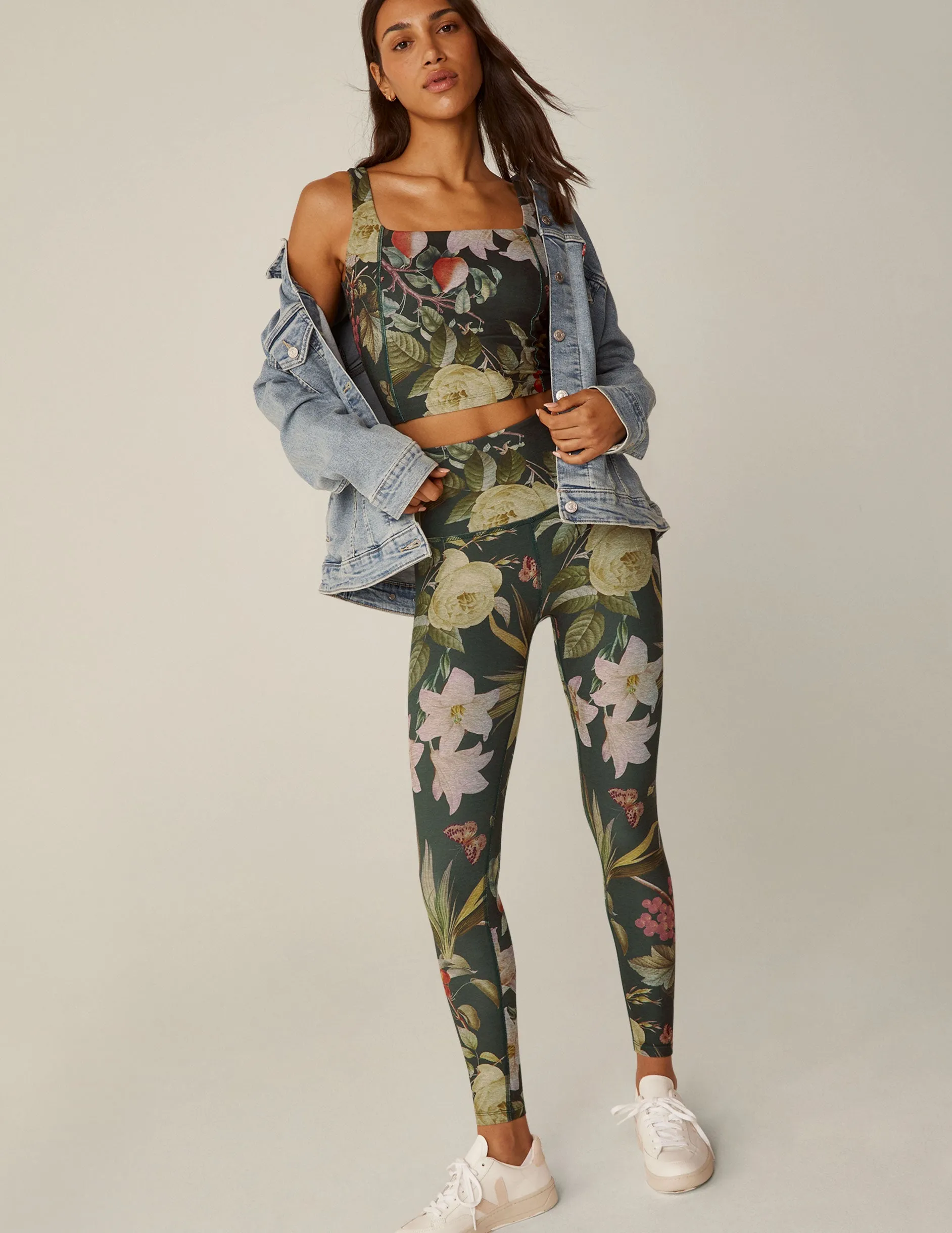 Botanical Garden SoftMark Impress Cropped Tank sold by Beyond Yoga product image thumbnail 4