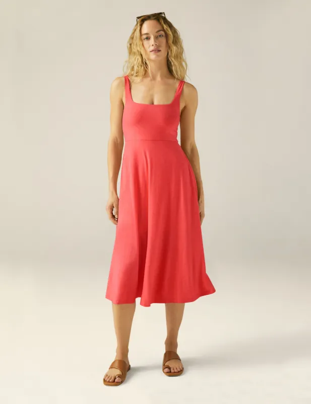 Featherweight At The Ready Square Neck Dress sold by Beyond Yoga
