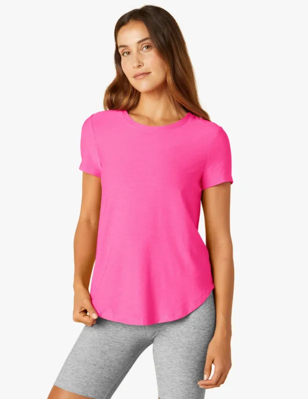 Featherweight On The Down Low Tee sold by Beyond Yoga