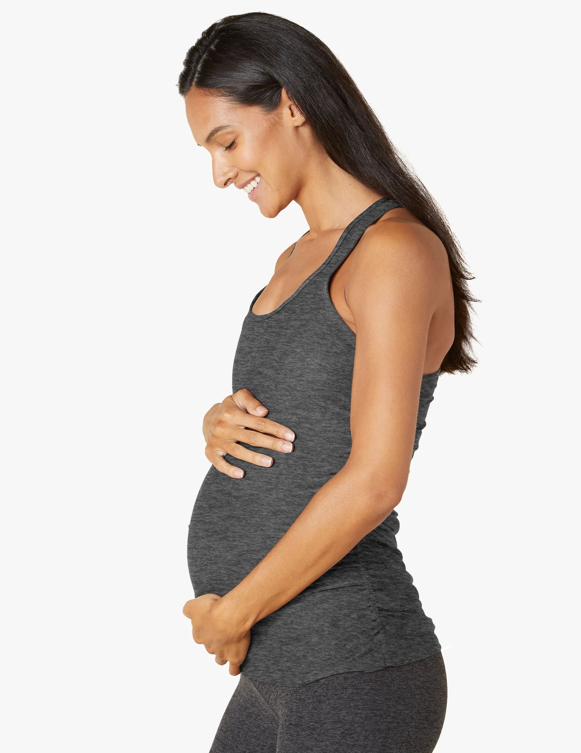 Featherweight Let It Grow Racerback Maternity Tank sold by Beyond Yoga product image thumbnail 3