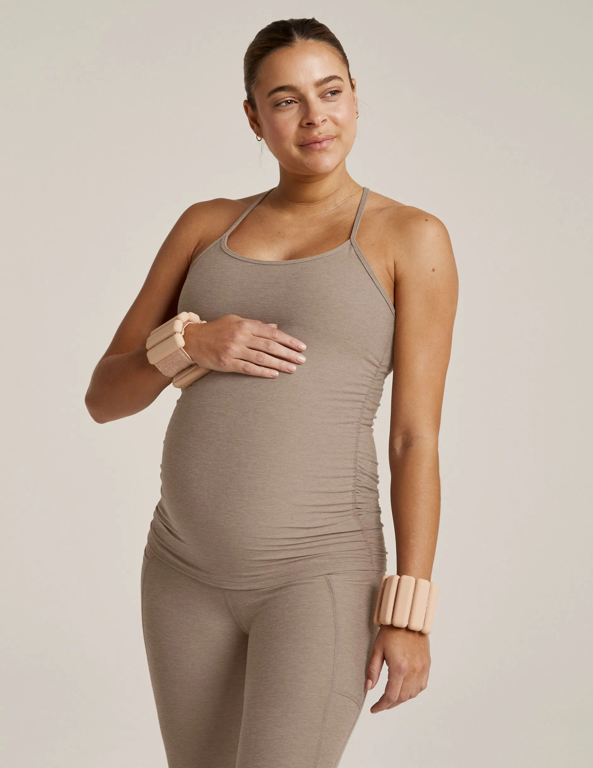 Spacedye Keep Your Cool Maternity Slim Racerback Tank sold by Beyond Yoga product image thumbnail 2