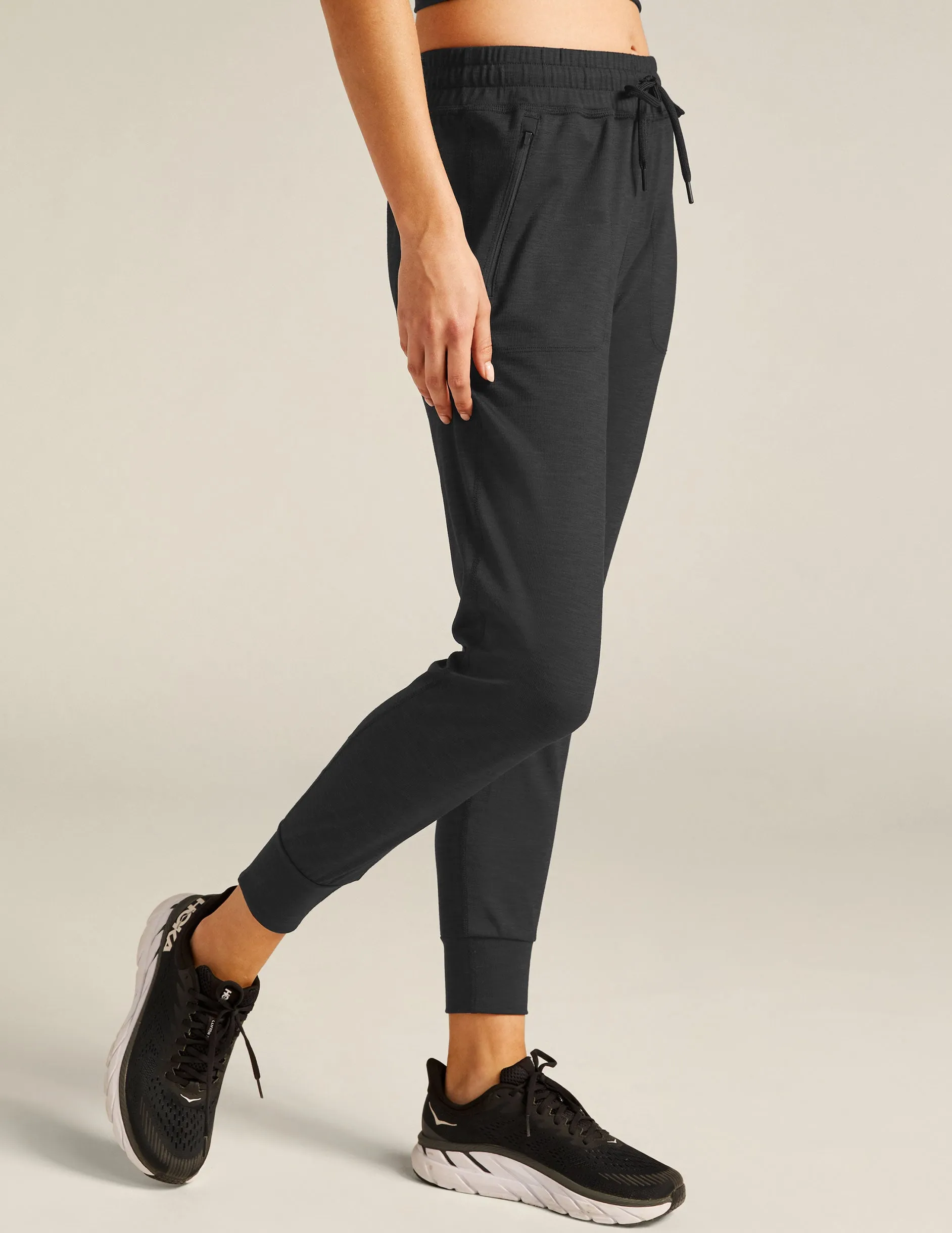 Heather Rib Street Jogger sold by Beyond Yoga product image thumbnail 2