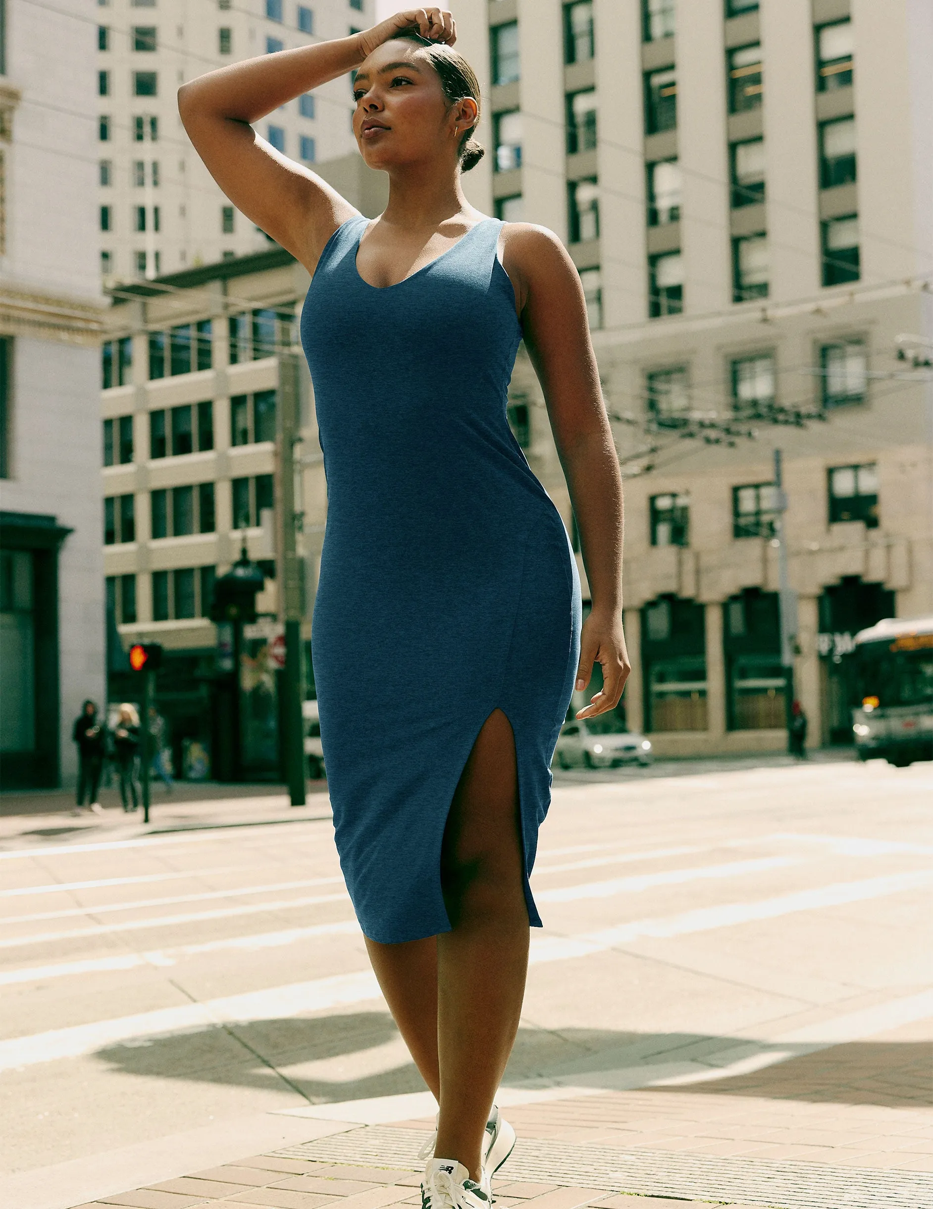 Spacedye Inspire Midi Dress sold by Beyond Yoga