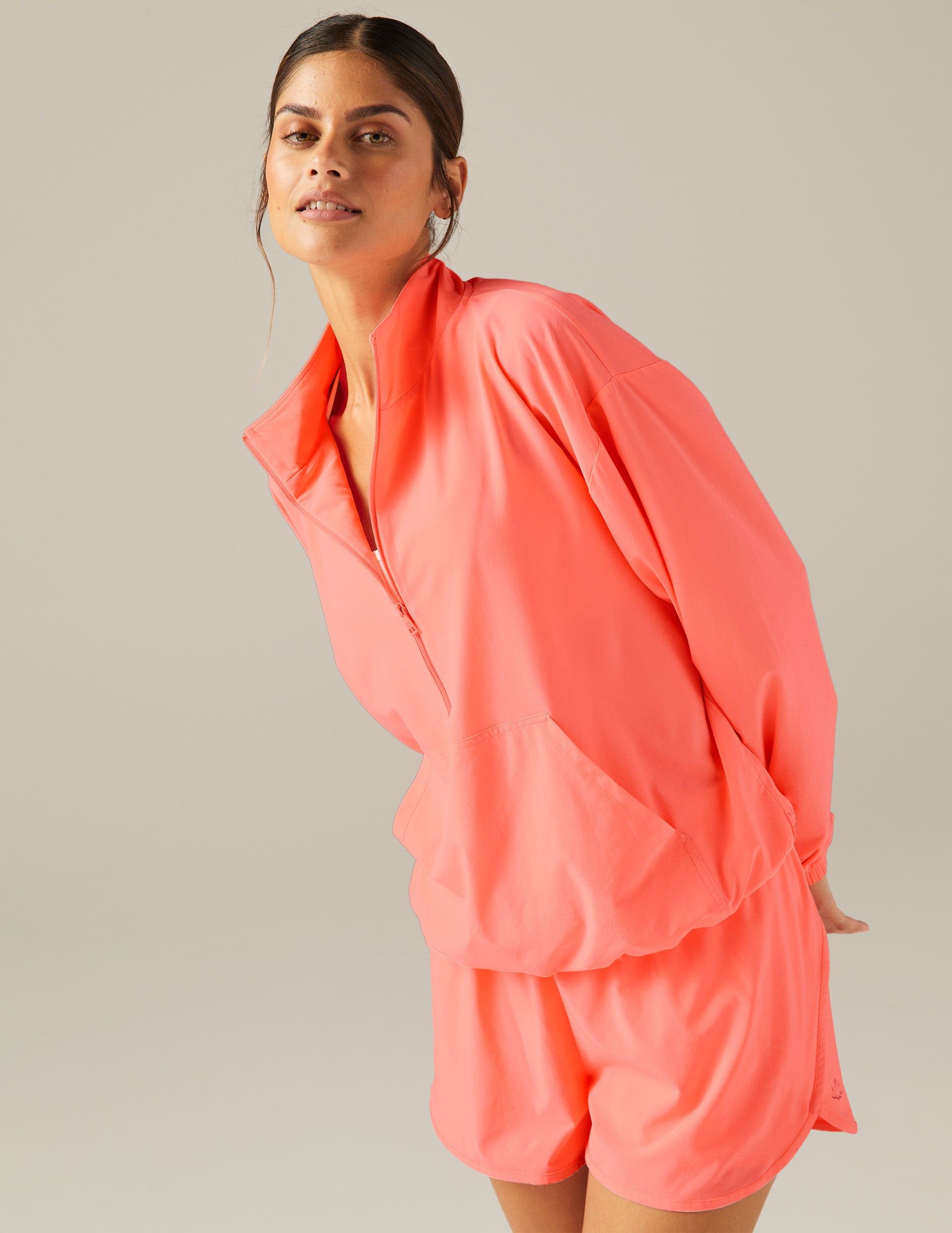 Stretch Woven In Stride Half Zip Pullover sold by Beyond Yoga product image thumbnail 4