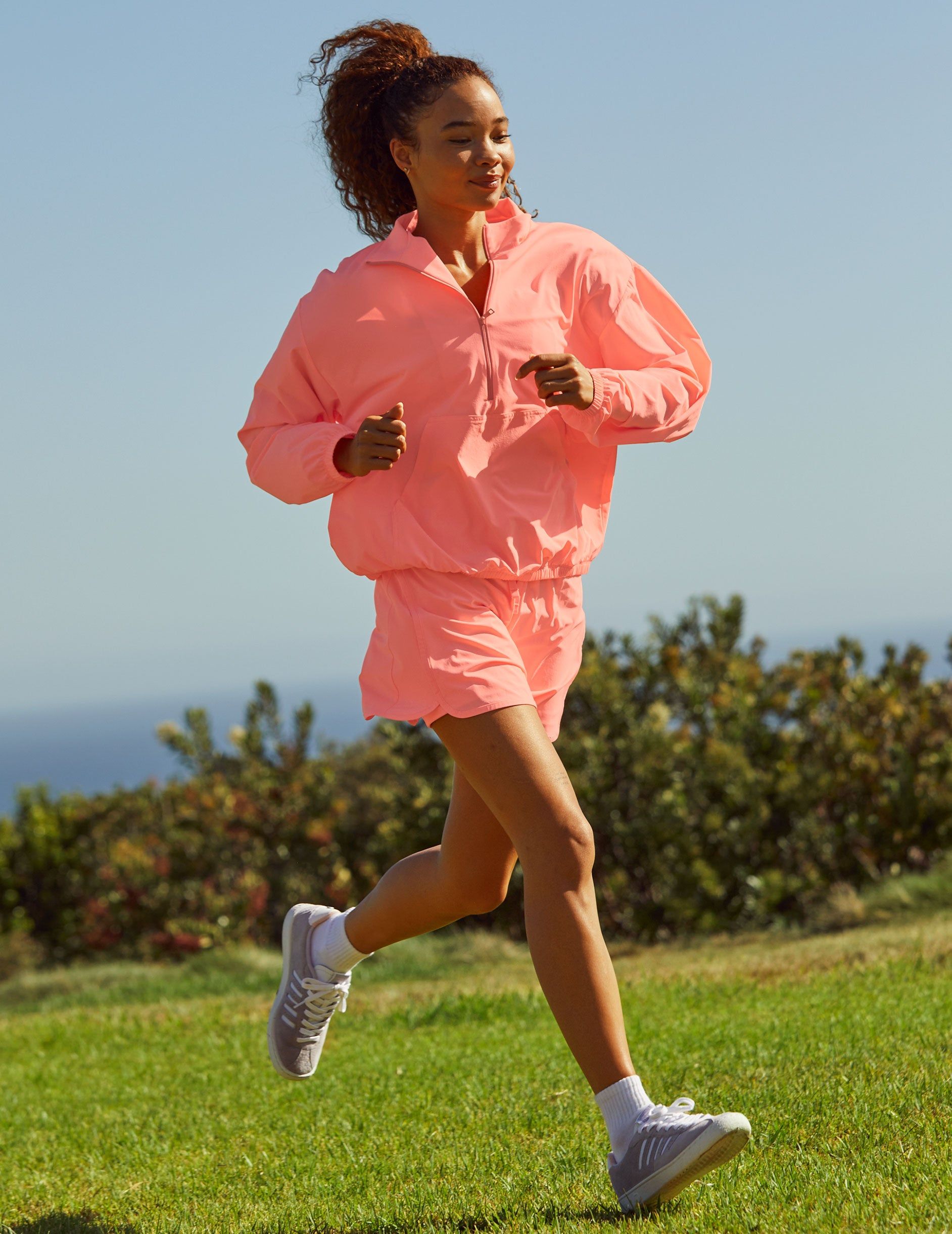 Stretch Woven In Stride Half Zip Pullover sold by Beyond Yoga