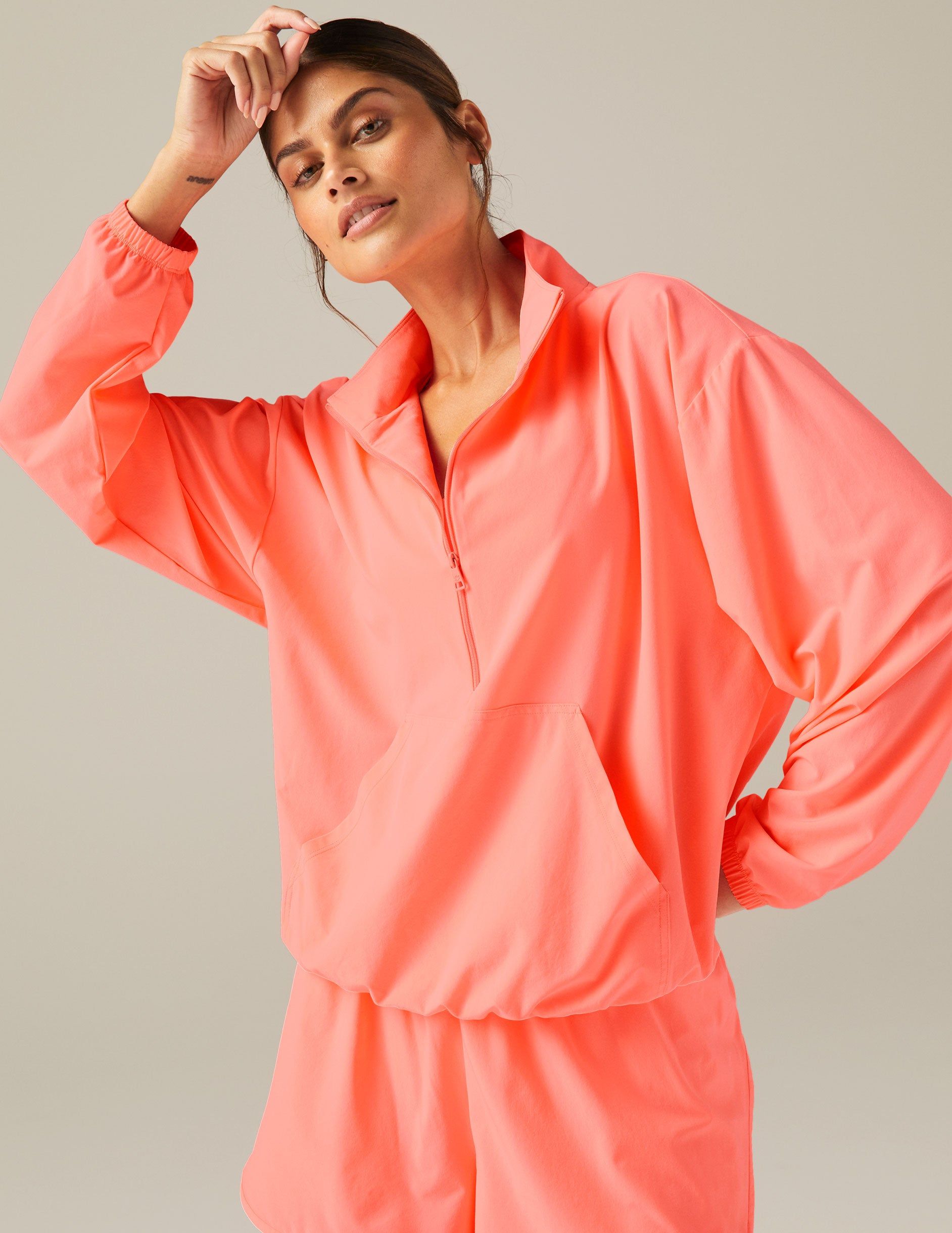Stretch Woven In Stride Half Zip Pullover sold by Beyond Yoga product image thumbnail 2