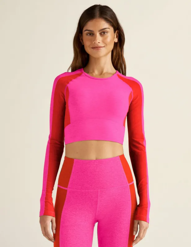 Spacedye Vitality Colorblock Pullover sold by Beyond Yoga