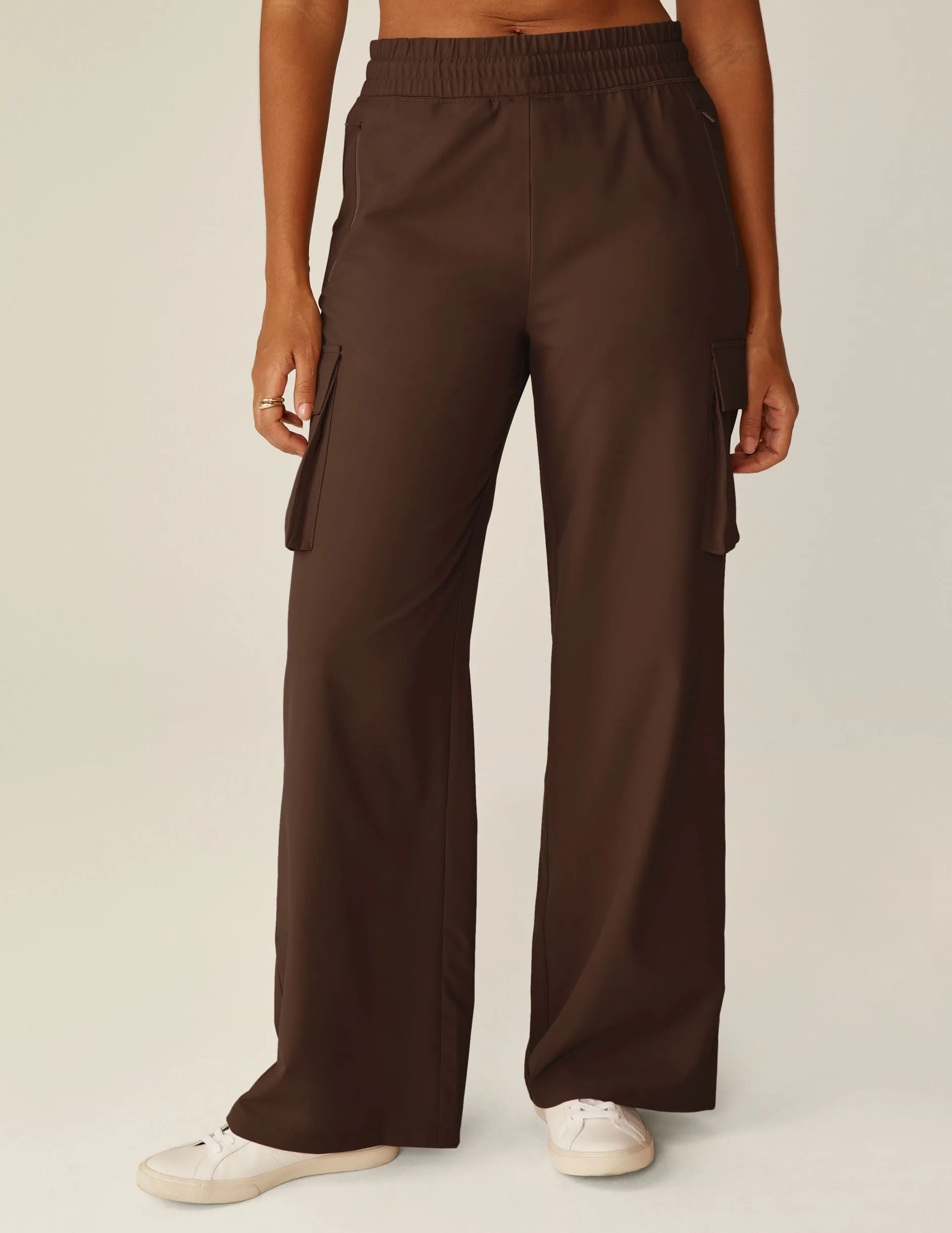City Chic Wide Leg Cargo Pant sold by Beyond Yoga