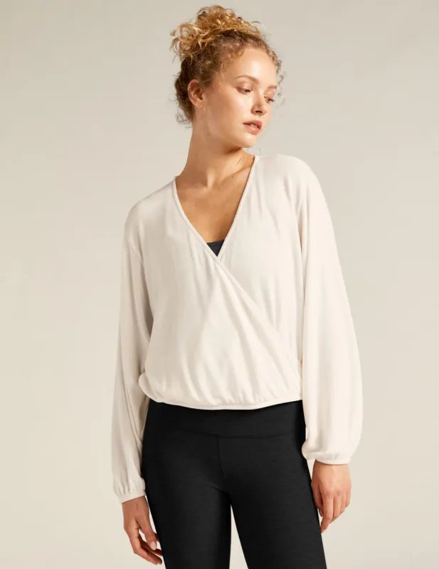 Wrapped Up Pullover sold by Beyond Yoga