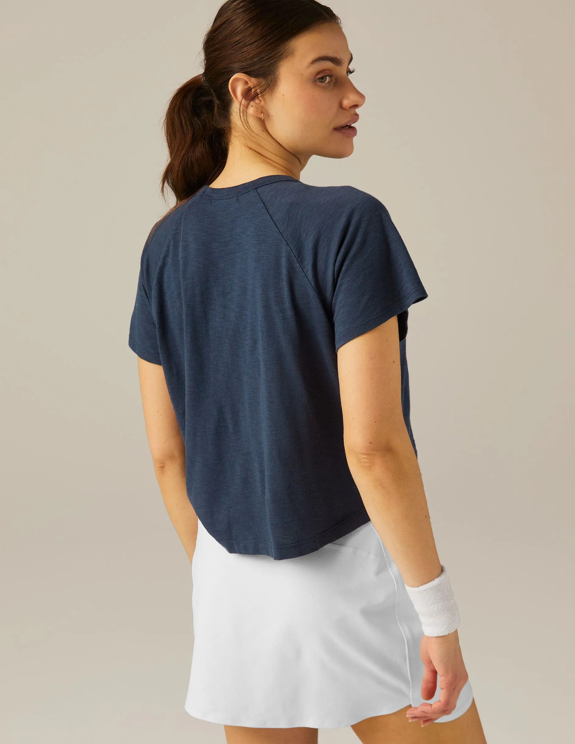 Signature High Low Cropped Tee sold by Beyond Yoga product image thumbnail 3