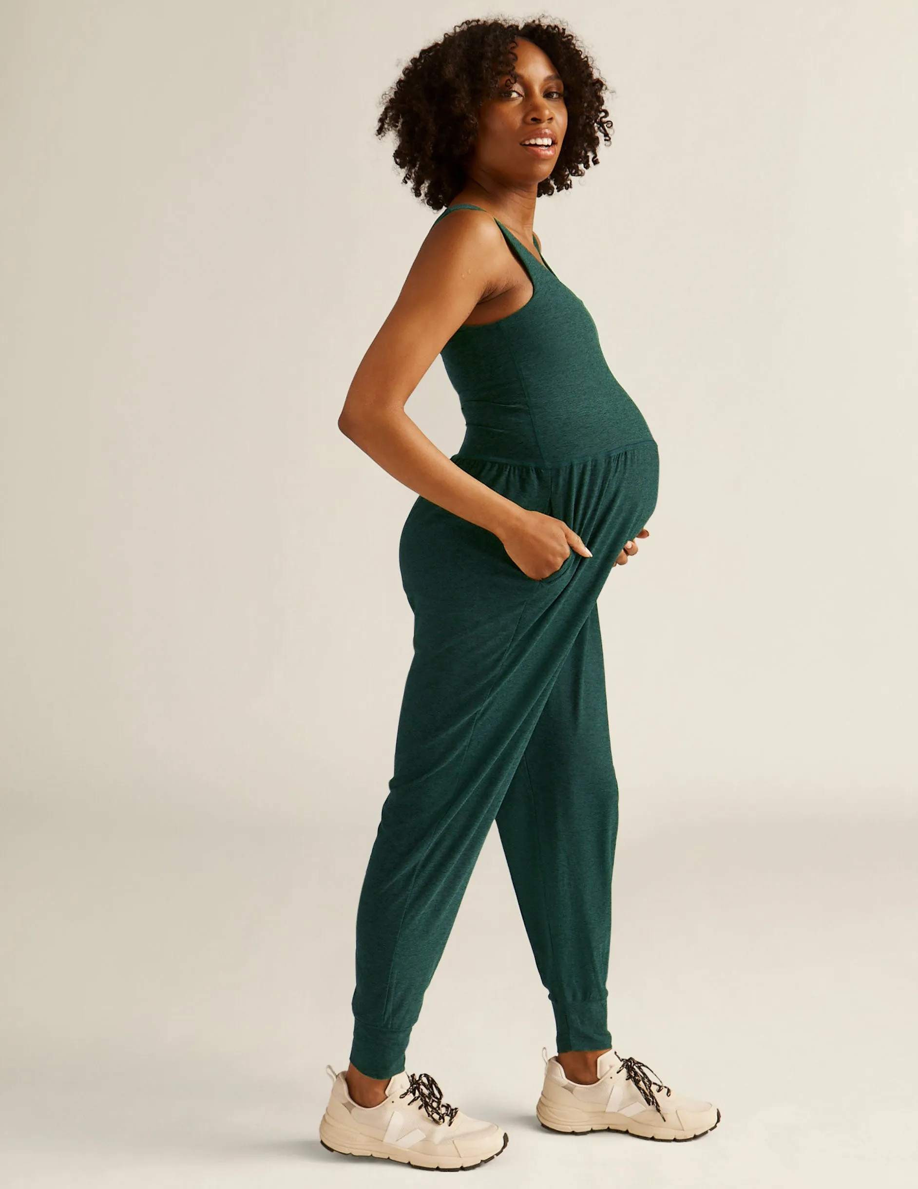 Spacedye Grow In Comfort Maternity Jumpsuit sold by Beyond Yoga