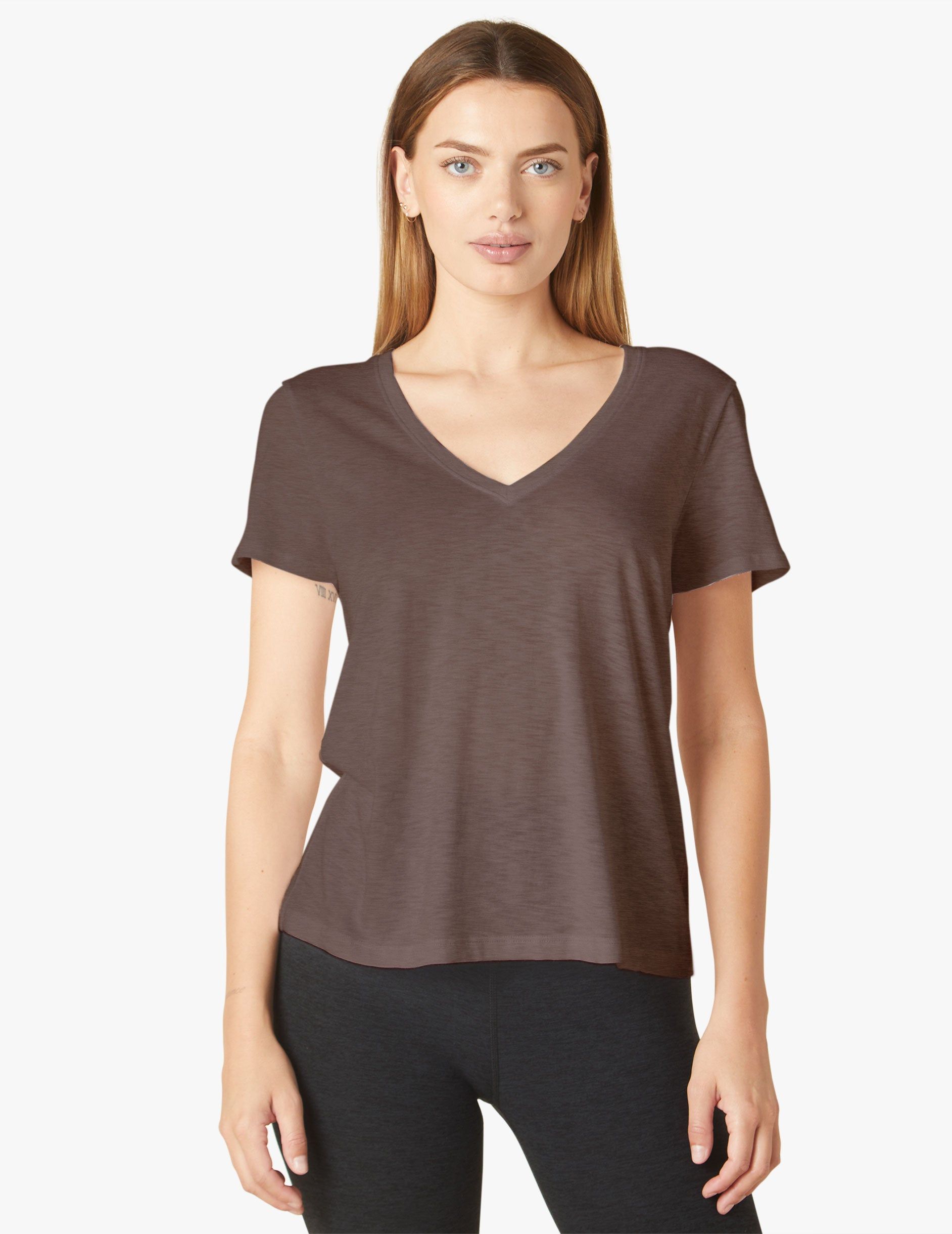 Signature V-Neck Tee sold by Beyond Yoga