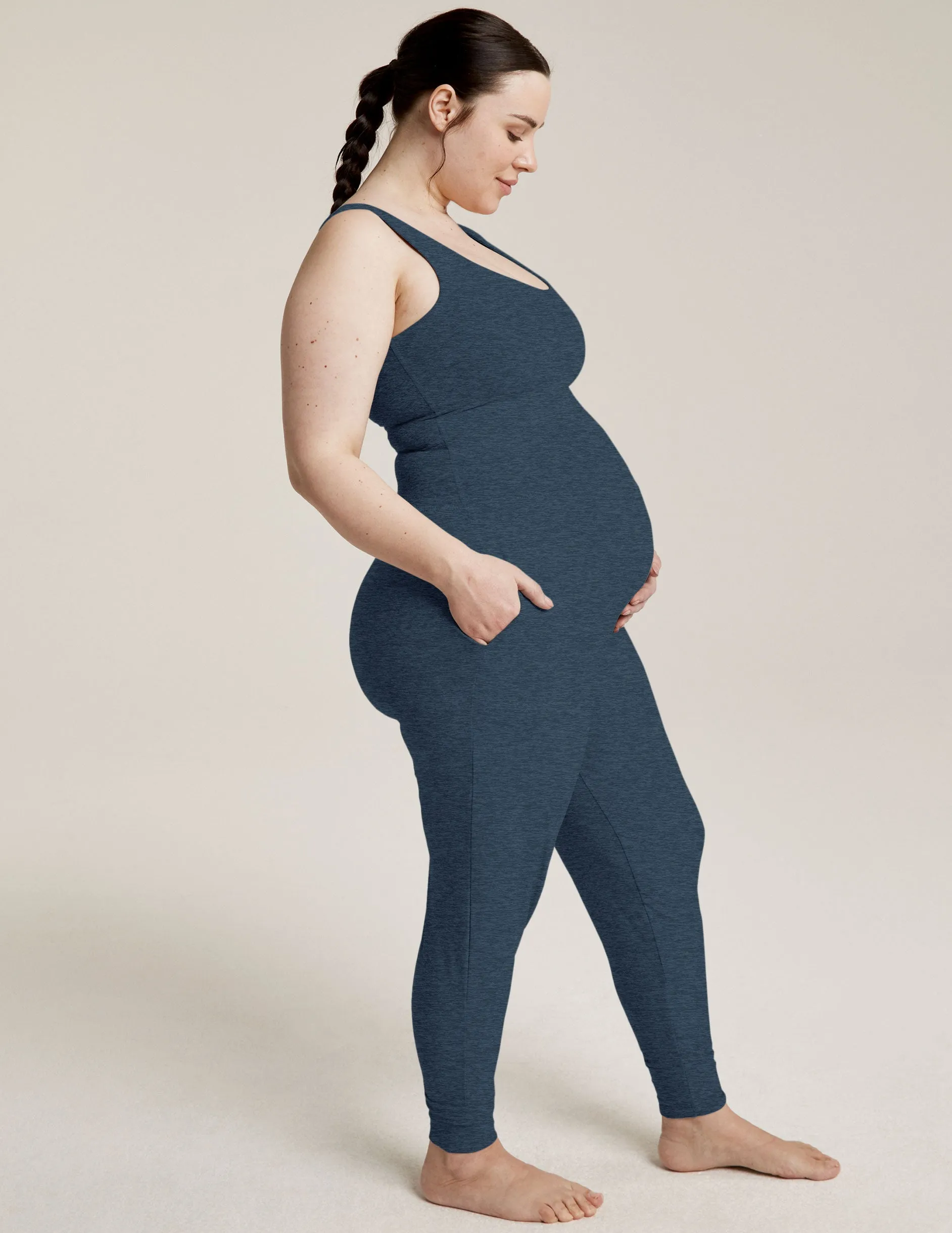 Spacedye Grow In Comfort Maternity Jumpsuit sold by Beyond Yoga