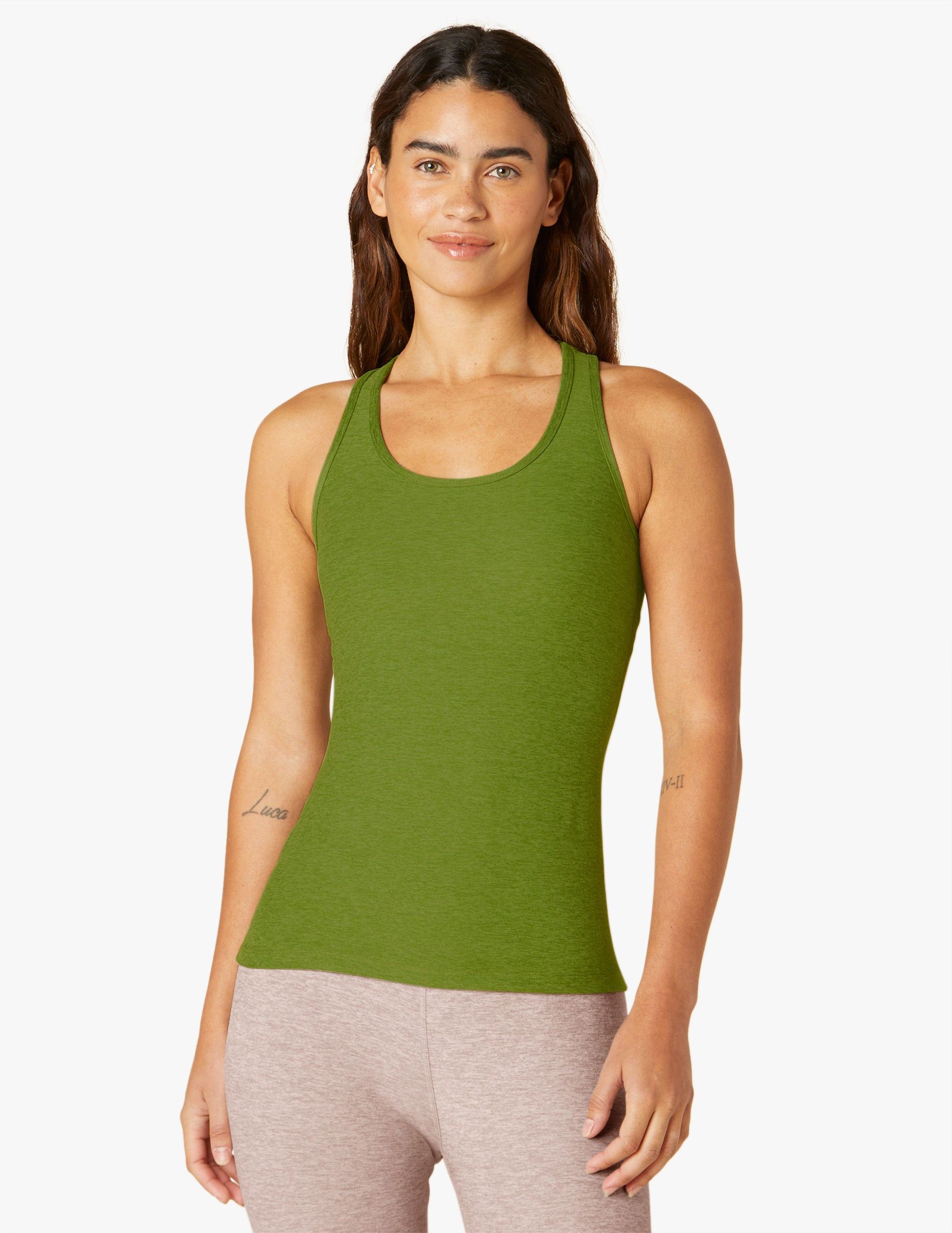 Spacedye Step Up Racerback Tank sold by Beyond Yoga