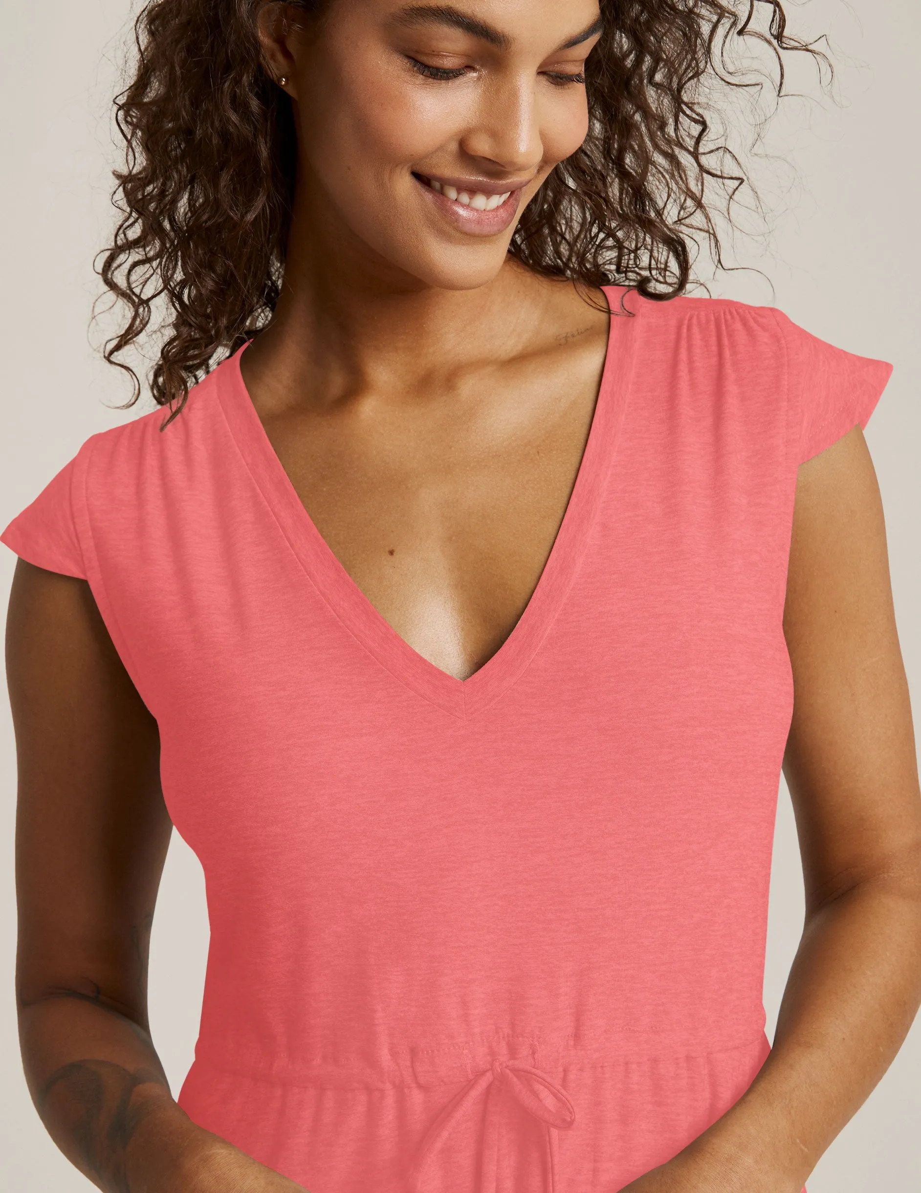 Featherweight Out & About Ruffle Dress sold by Beyond Yoga product image thumbnail 4