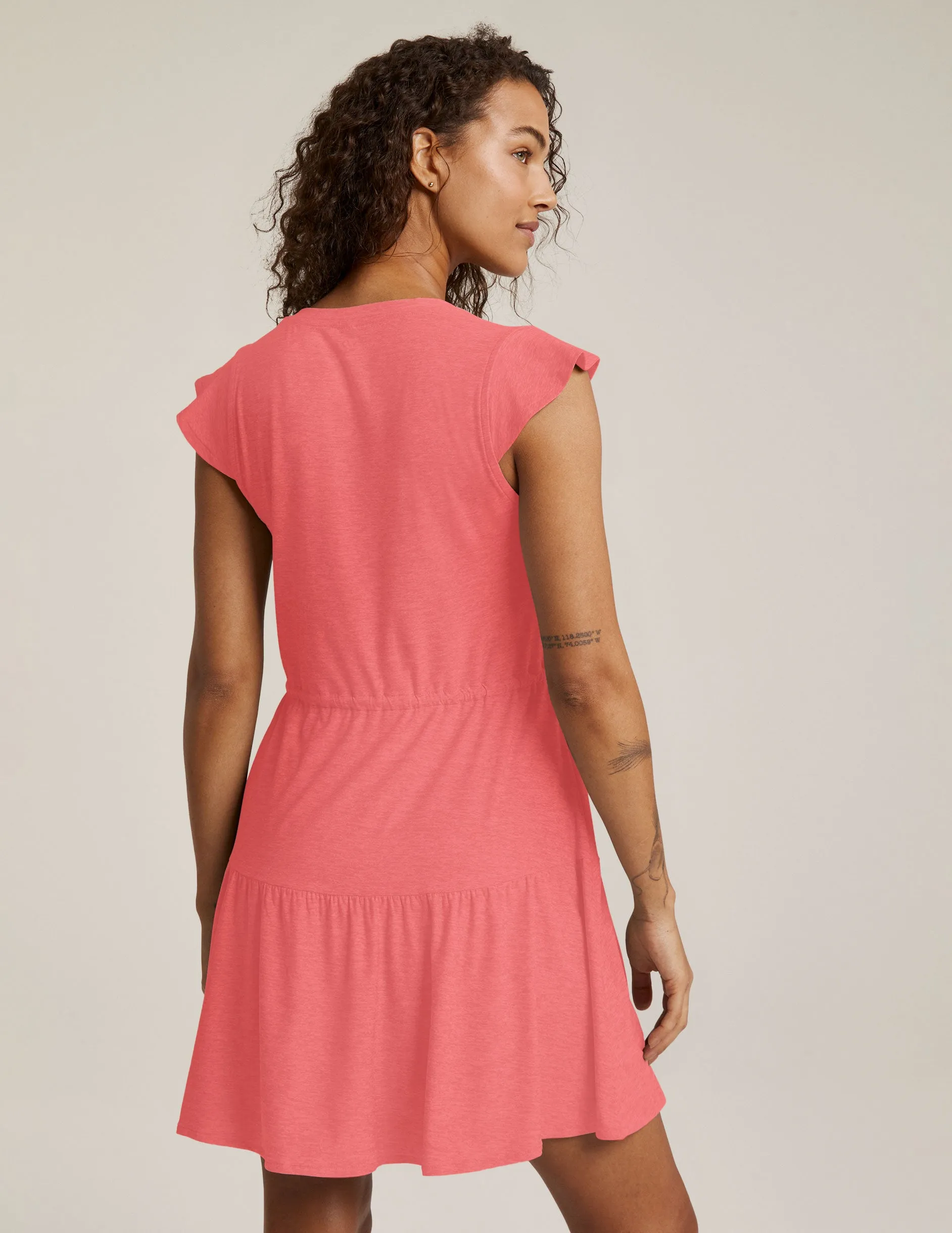 Featherweight Out & About Ruffle Dress sold by Beyond Yoga product image thumbnail 3