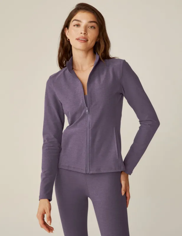 Spacedye On The Go Mock Neck Jacket sold by Beyond Yoga