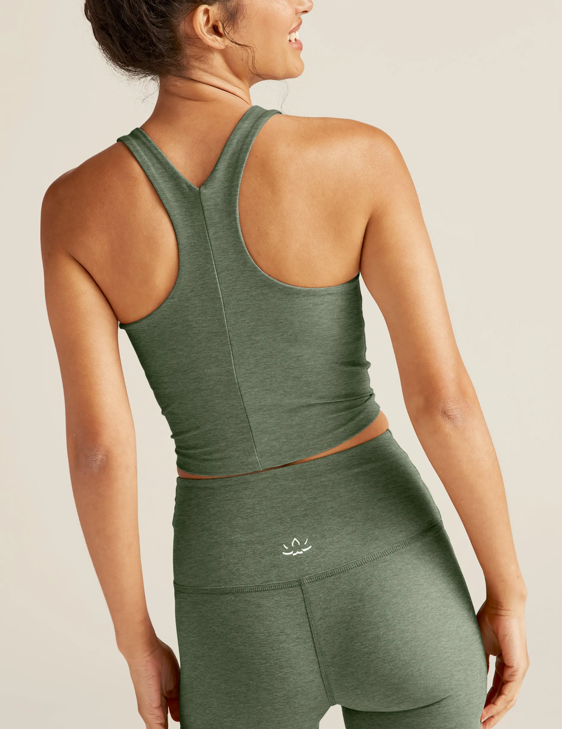 Spacedye Refocus Cropped Tank sold by Beyond Yoga