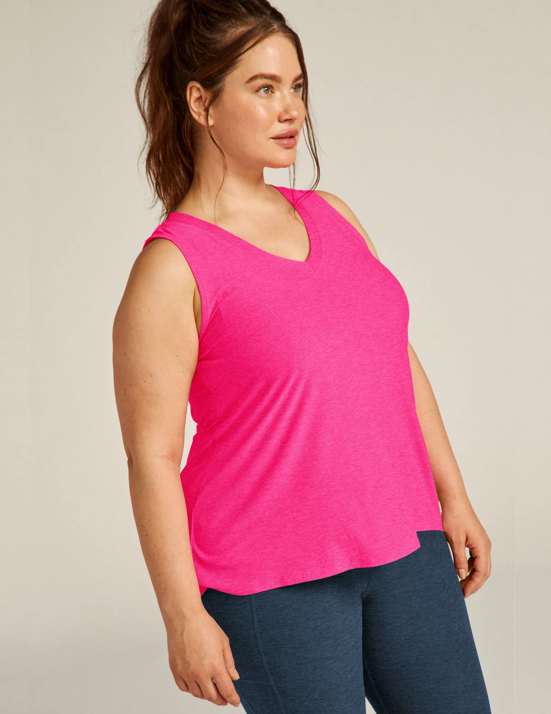 Featherweight All About It Split Back Tank (1X-4X) sold by Beyond Yoga product image thumbnail 2