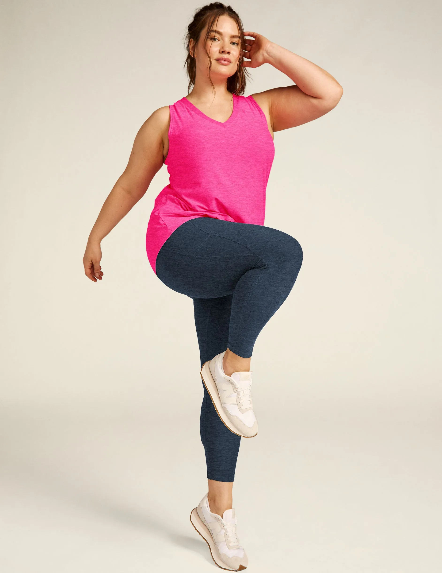 Featherweight All About It Split Back Tank (1X-4X) sold by Beyond Yoga product image thumbnail 4