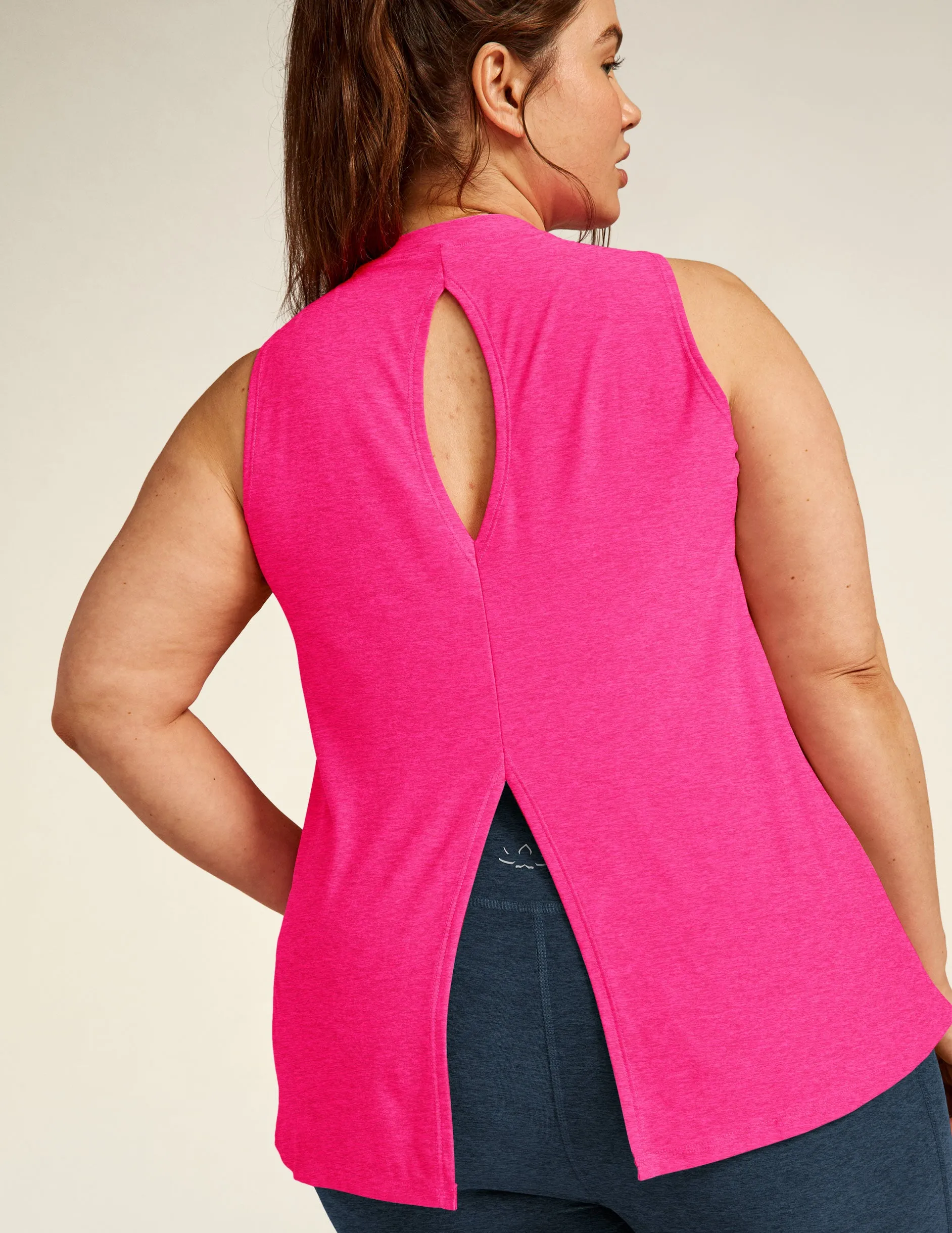 Featherweight All About It Split Back Tank (1X-4X) sold by Beyond Yoga product image thumbnail 3
