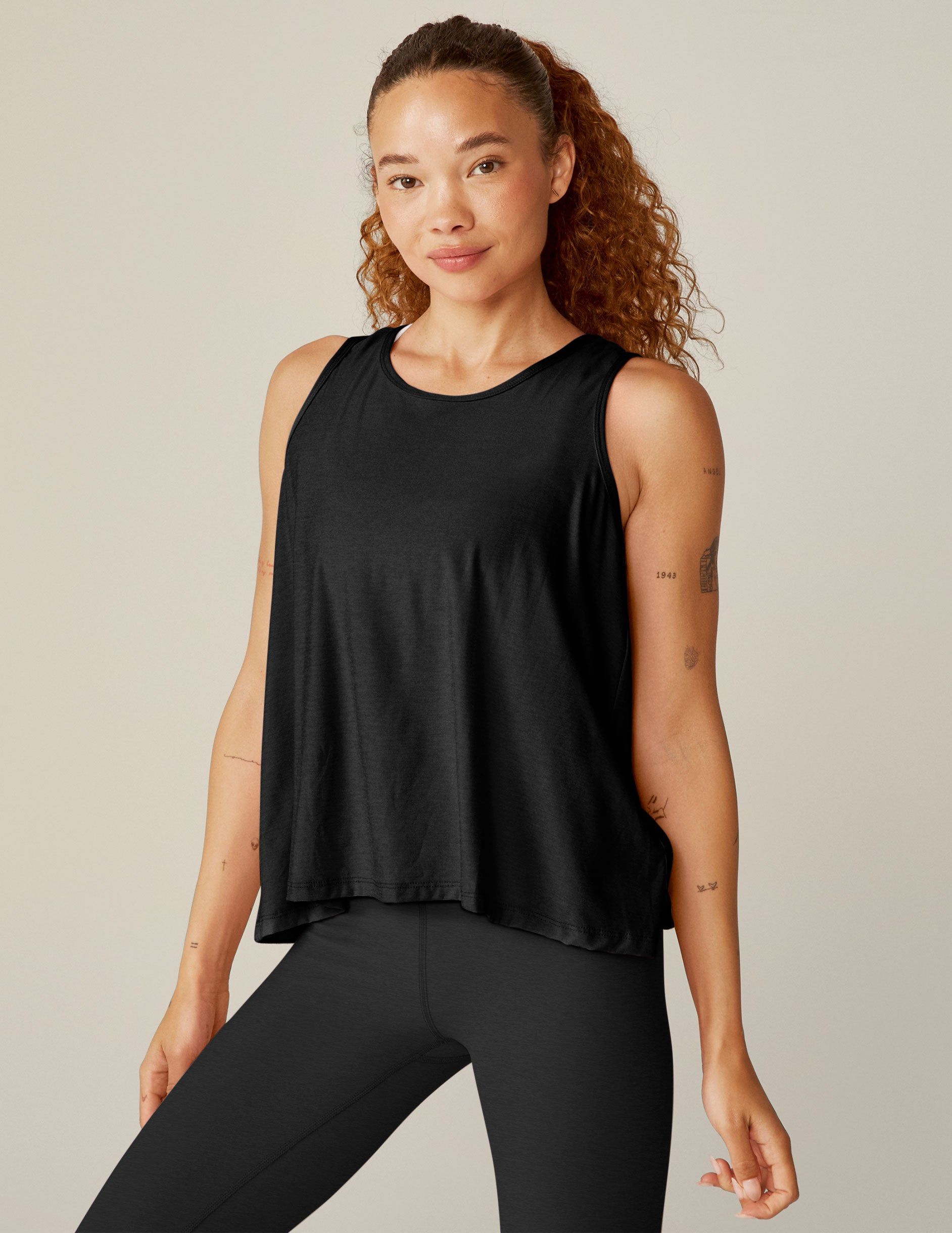Featherweight Flutter Tank sold by Beyond Yoga