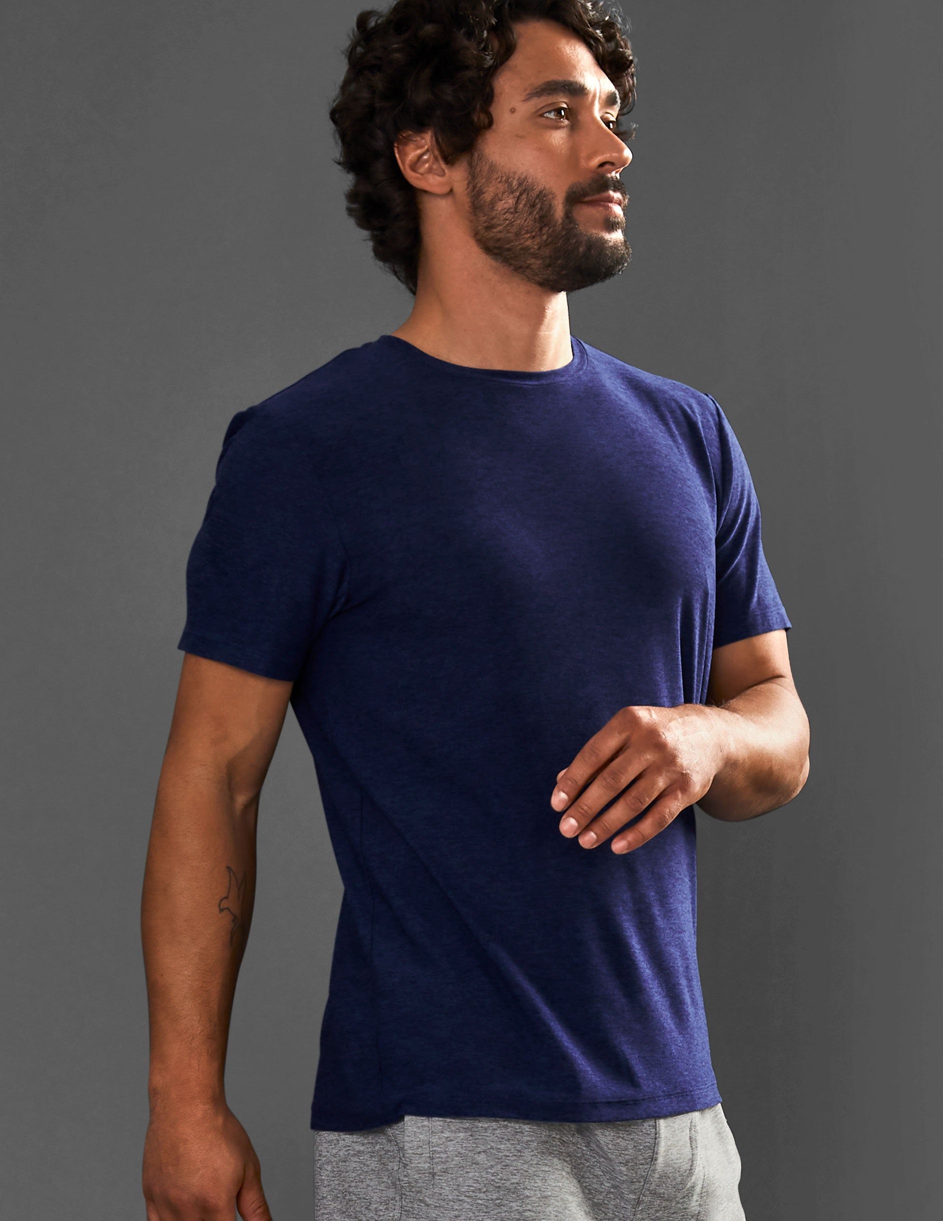 Featherweight Always Beyond Men's Crew Tee sold by Beyond Yoga product image thumbnail 2