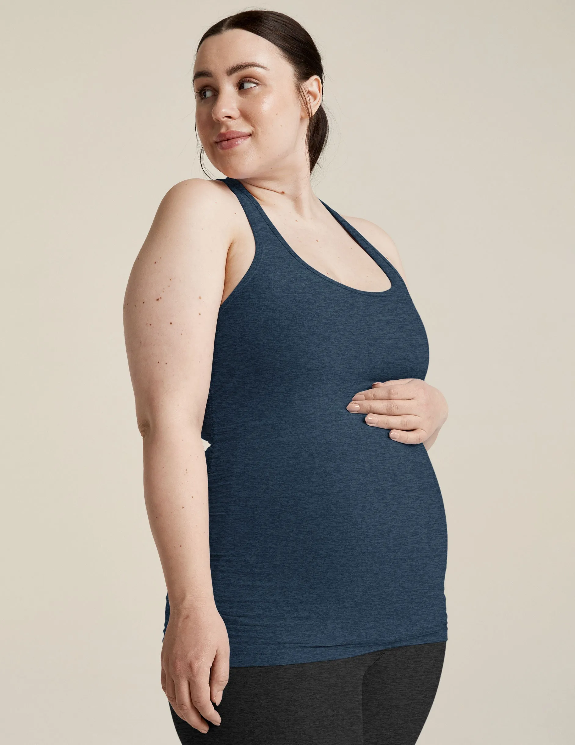 Featherweight Let It Grow Racerback Maternity Tank sold by Beyond Yoga product image thumbnail 2