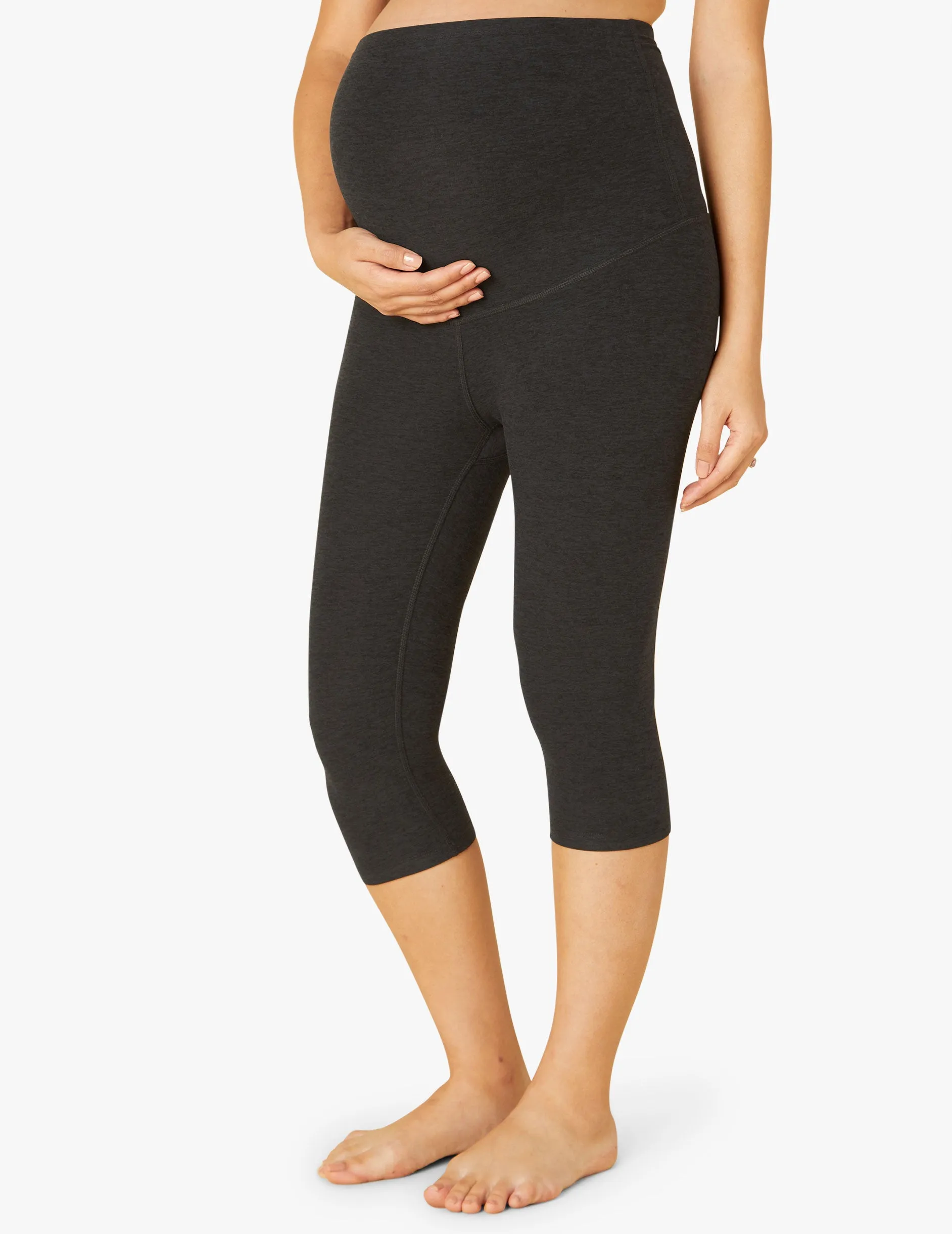 Spacedye Glow and Grow Maternity Pedal Pusher Legging sold by Beyond Yoga