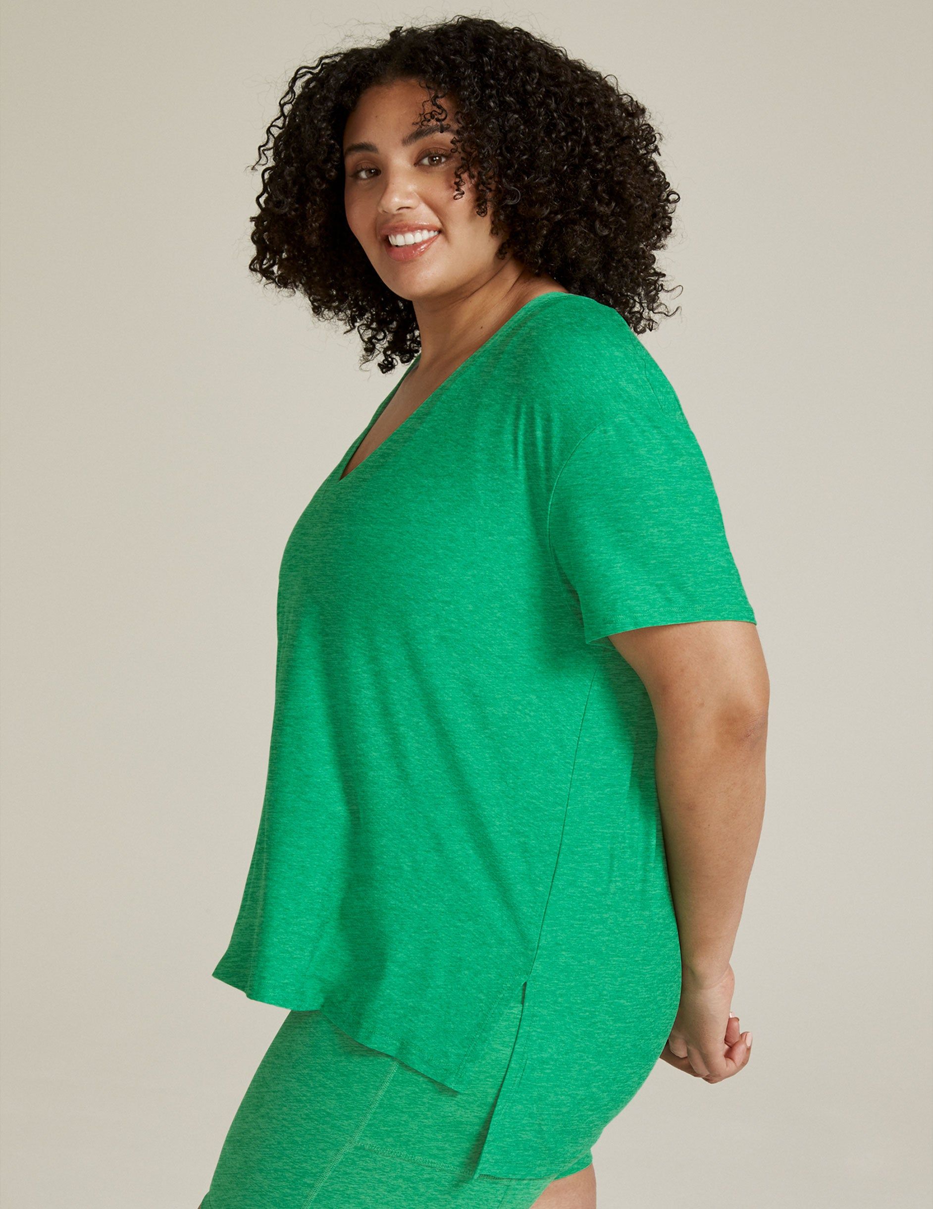 Featherweight Split Up Long Tee sold by Beyond Yoga product image thumbnail 2