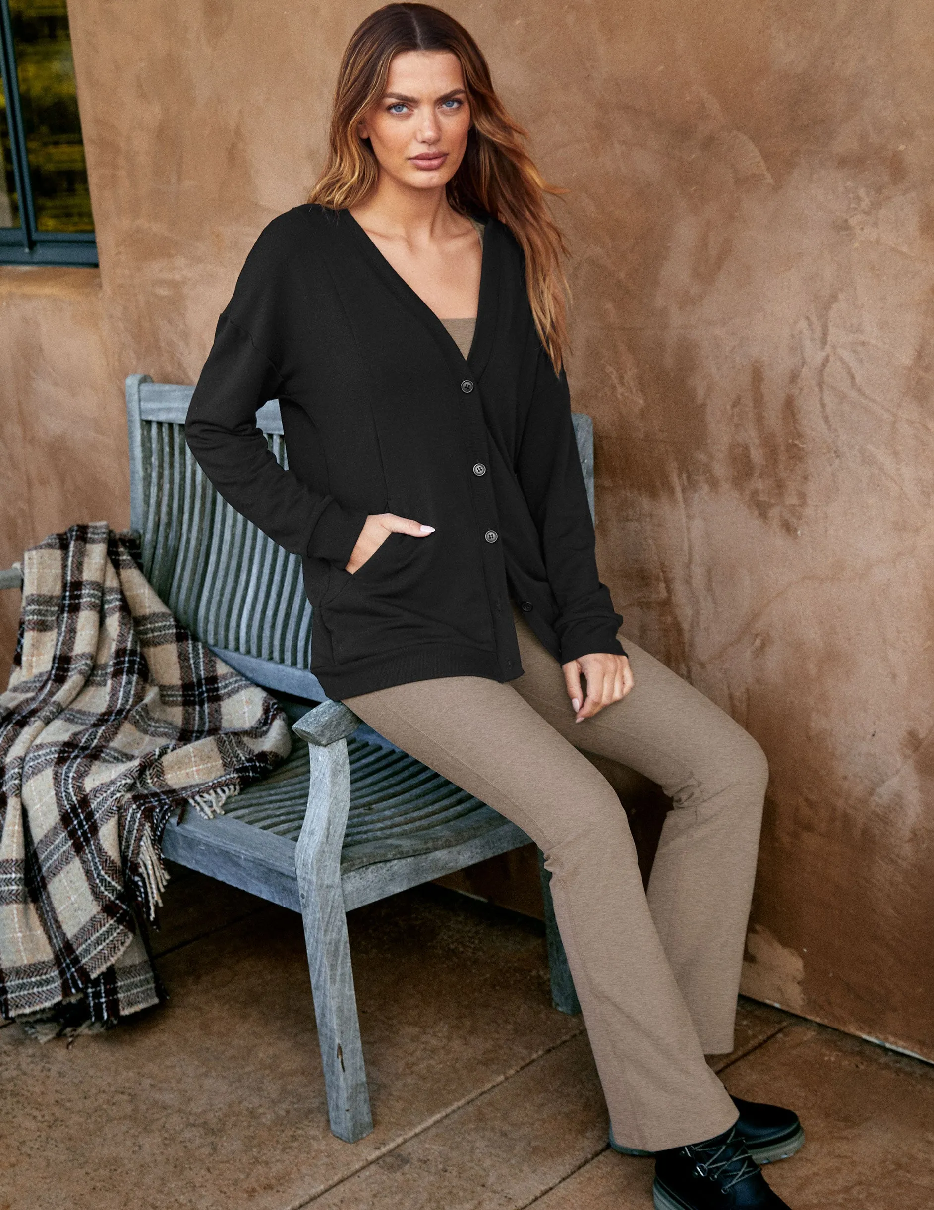 Carefree Cardigan sold by Beyond Yoga