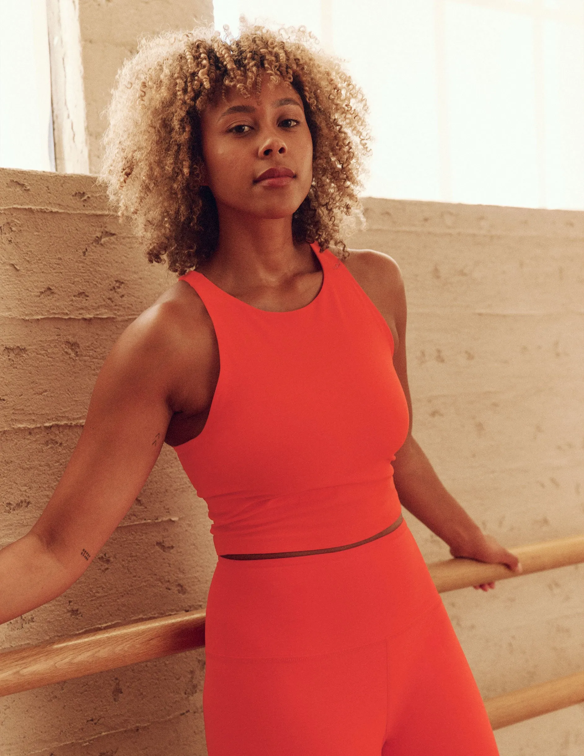 Spacedye Refocus Cropped Tank sold by Beyond Yoga