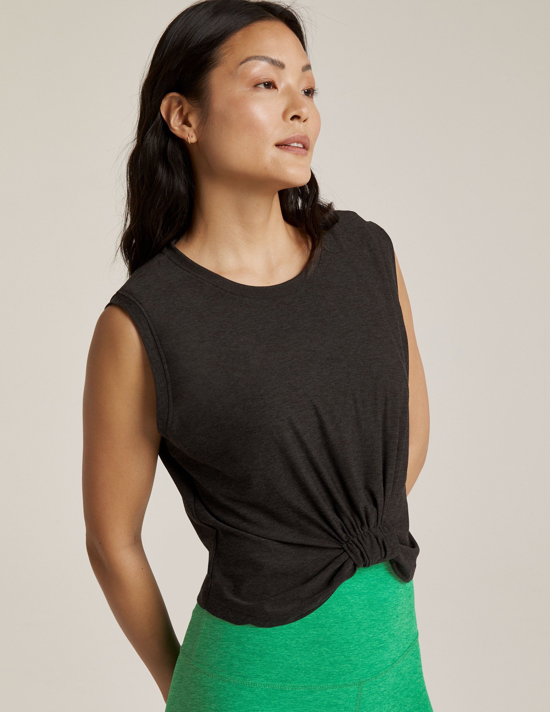 Featherweight High Tied Cropped Tank sold by Beyond Yoga product image thumbnail 2