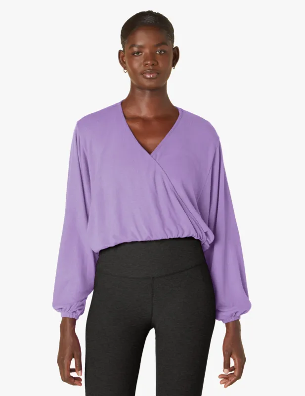 Wrapped Up Pullover sold by Beyond Yoga