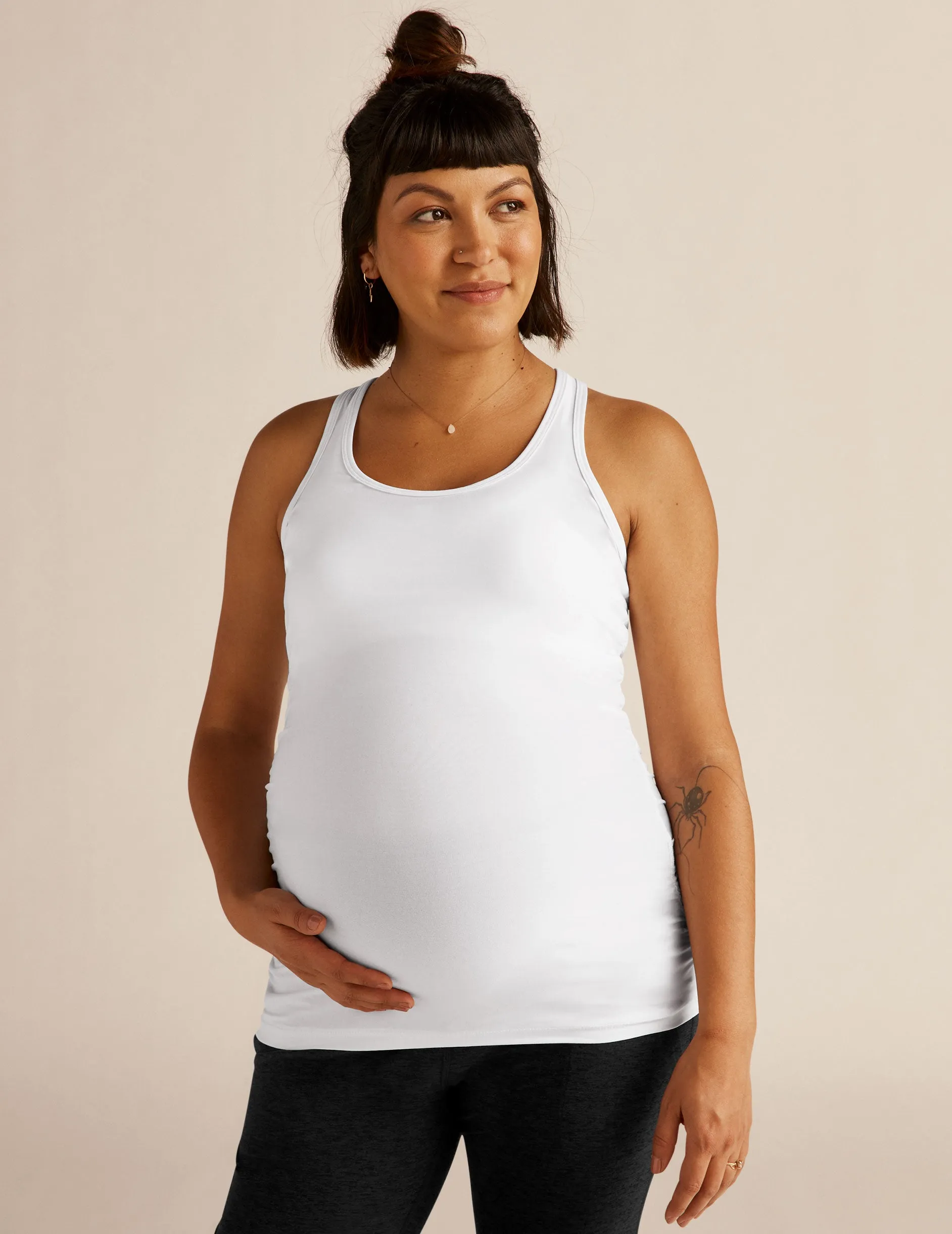 Featherweight Let It Grow Racerback Maternity Tank sold by Beyond Yoga product image thumbnail 2