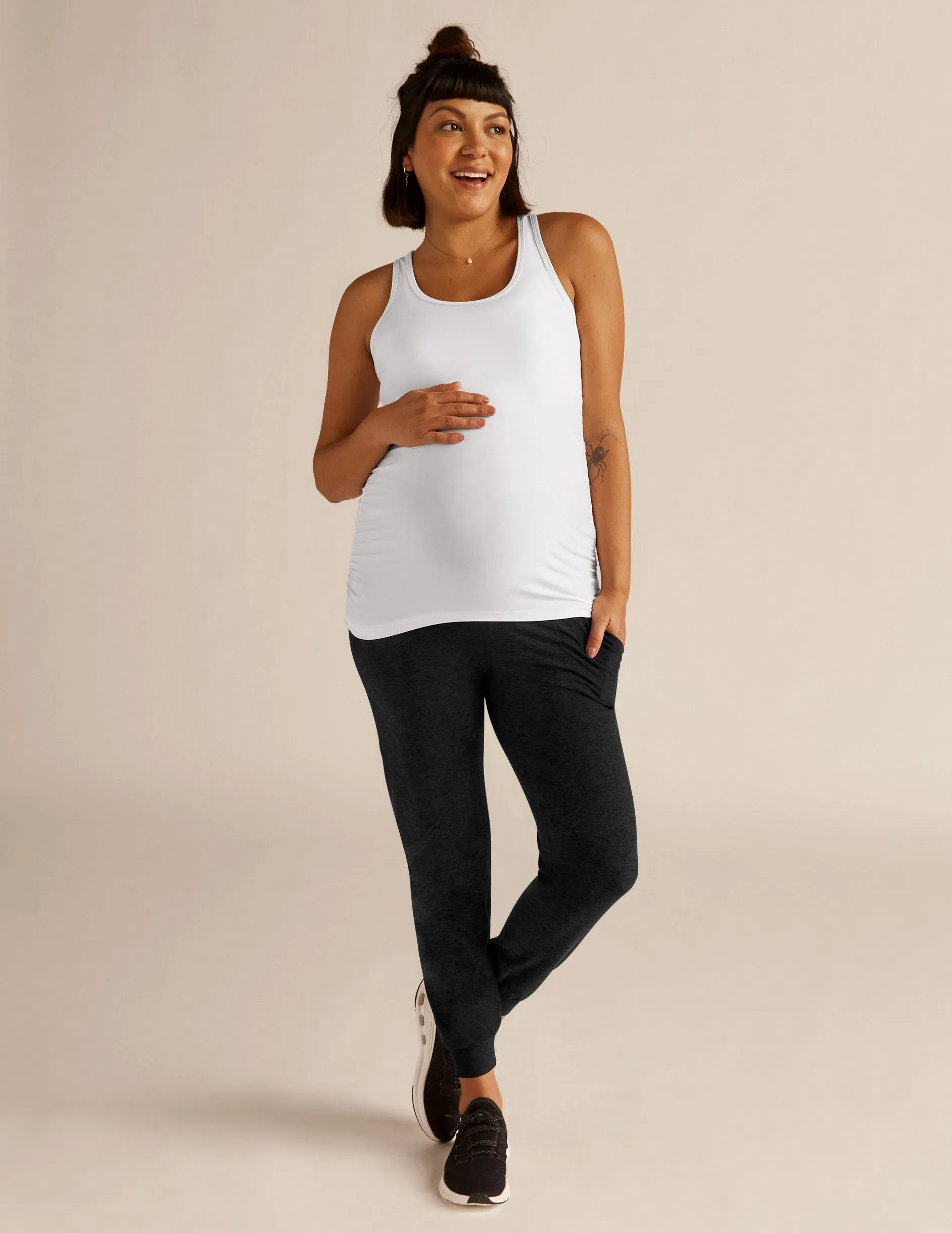 Featherweight Let It Grow Racerback Maternity Tank sold by Beyond Yoga product image thumbnail 5