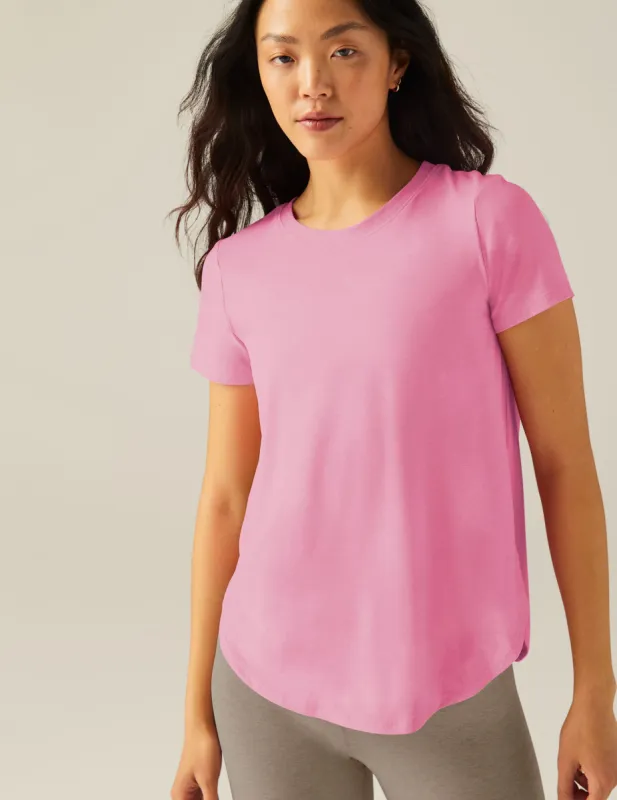 Featherweight On The Down Low Tee sold by Beyond Yoga