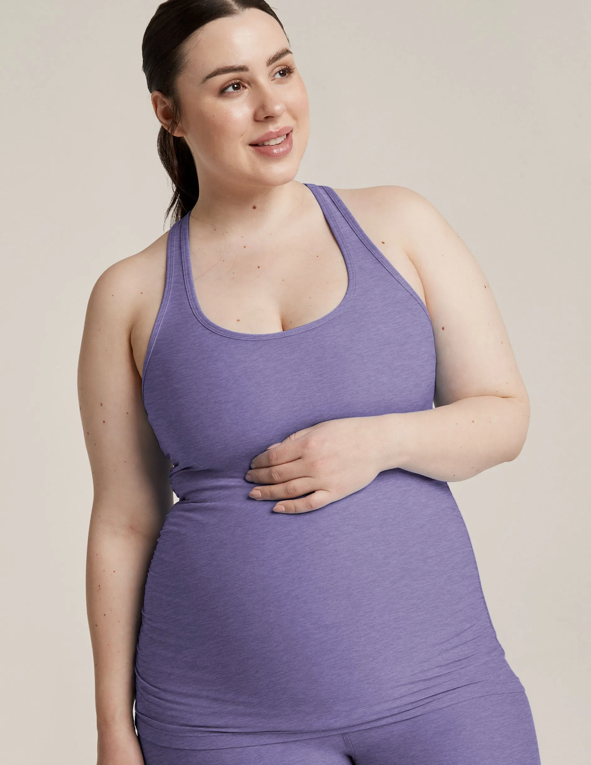 Featherweight Let It Grow Racerback Maternity Tank sold by Beyond Yoga product image thumbnail 3