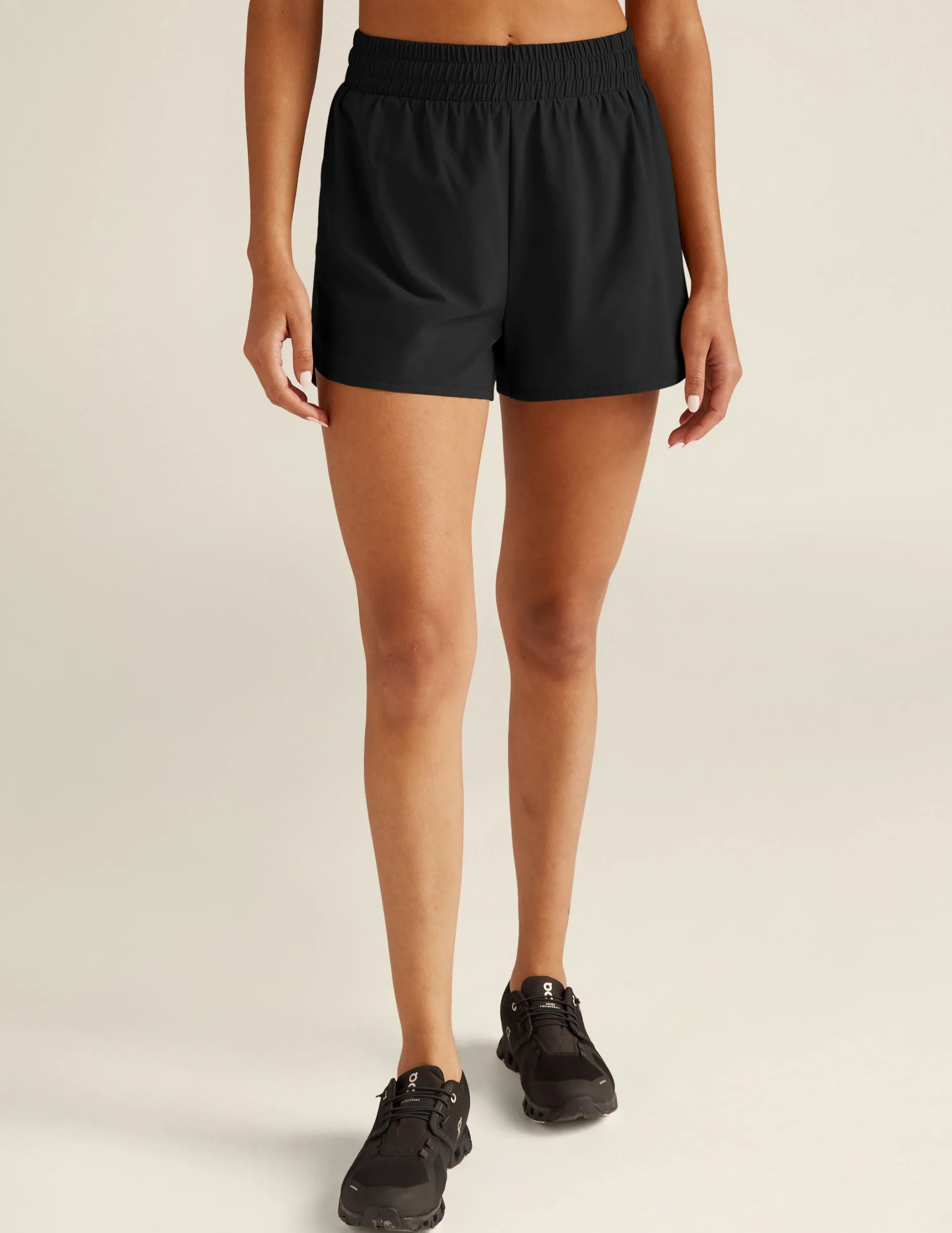 Stretch Woven In Stride Lined Short sold by Beyond Yoga