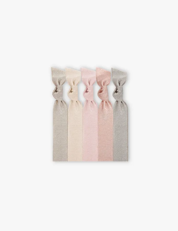 Emi Jay Solid Hair Ties - 5 Pack sold by Beyond Yoga