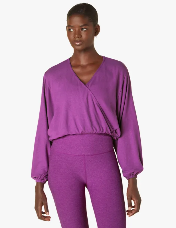 Wrapped Up Pullover sold by Beyond Yoga