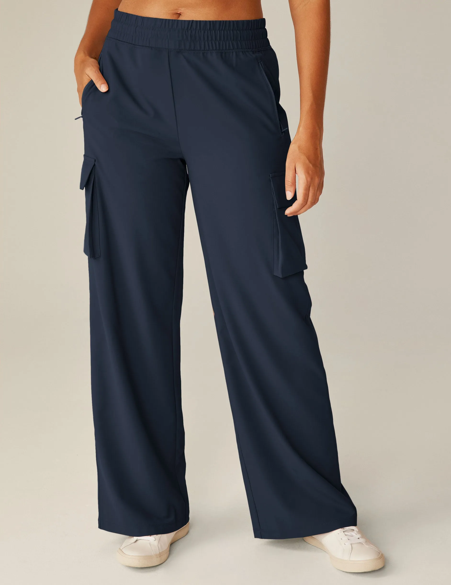 City Chic Wide Leg Cargo Pant sold by Beyond Yoga