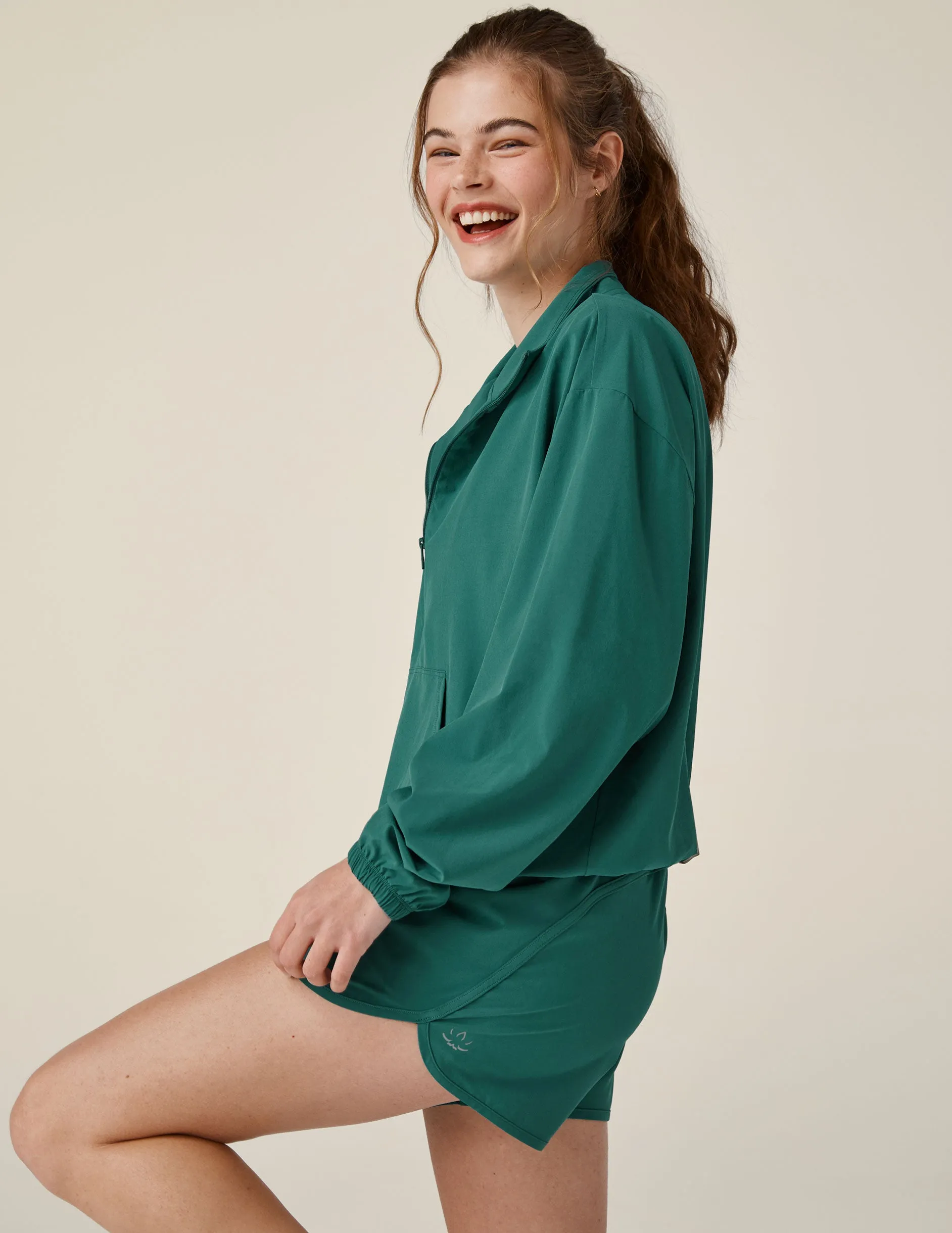 Stretch Woven In Stride Half Zip Pullover sold by Beyond Yoga product image thumbnail 2