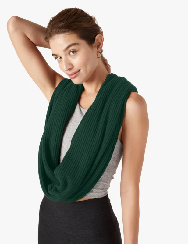 Waffle Knit Infinity Scarf sold by Beyond Yoga