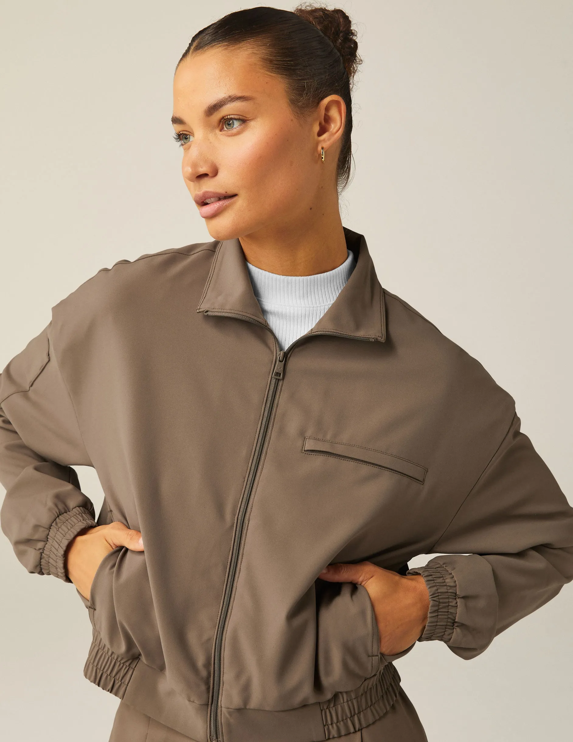 Status Pocket Sleeve Cropped Jacket sold by Beyond Yoga product image thumbnail 2