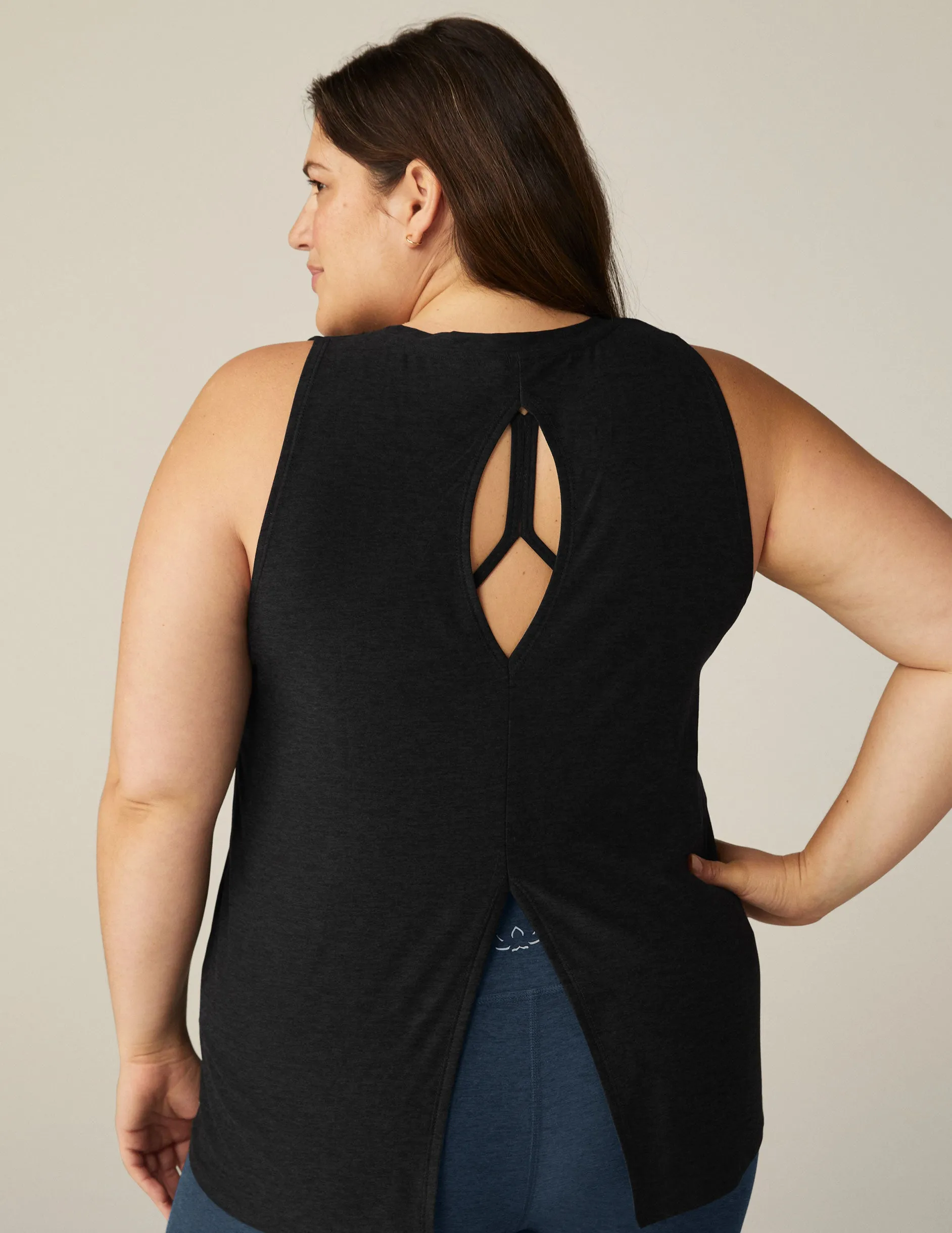 Featherweight All About It Split Back Tank (1X-4X) sold by Beyond Yoga product image thumbnail 3